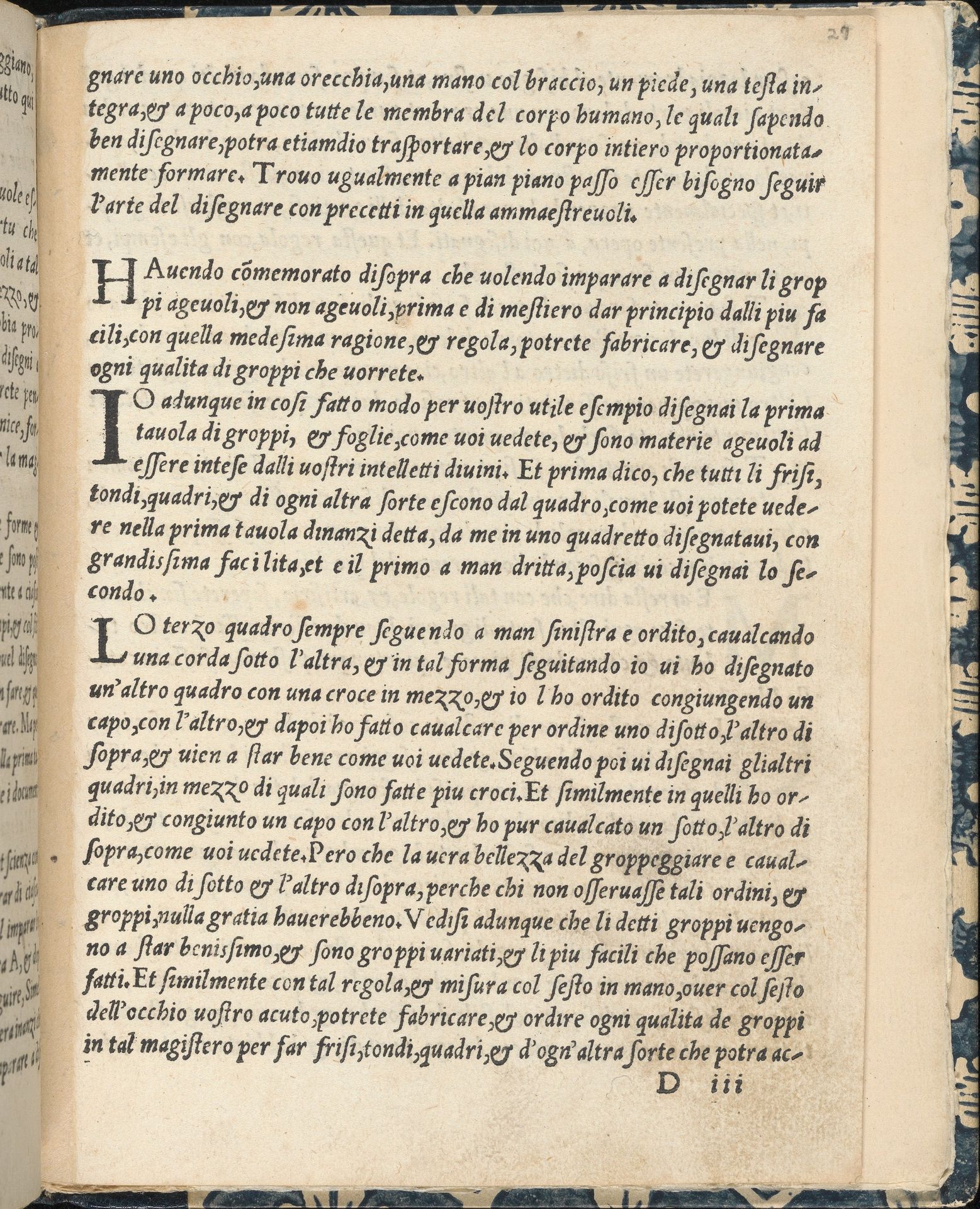 Essempio di recammi, page 27 (recto) by Giovanni Antonio Tagliente
