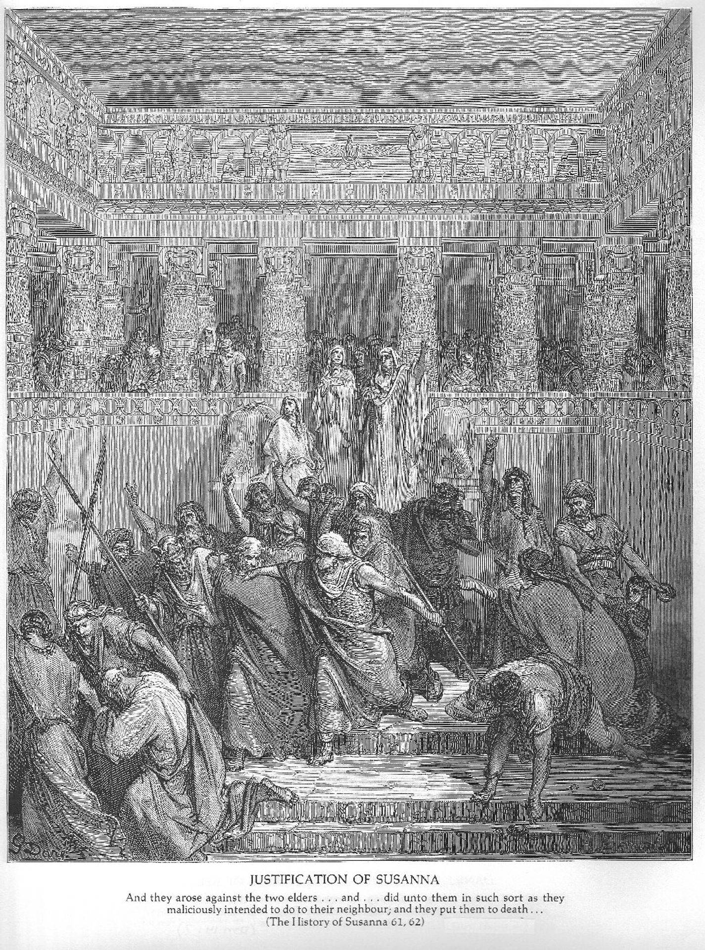 The Justification of Susanna by Gustave Dore