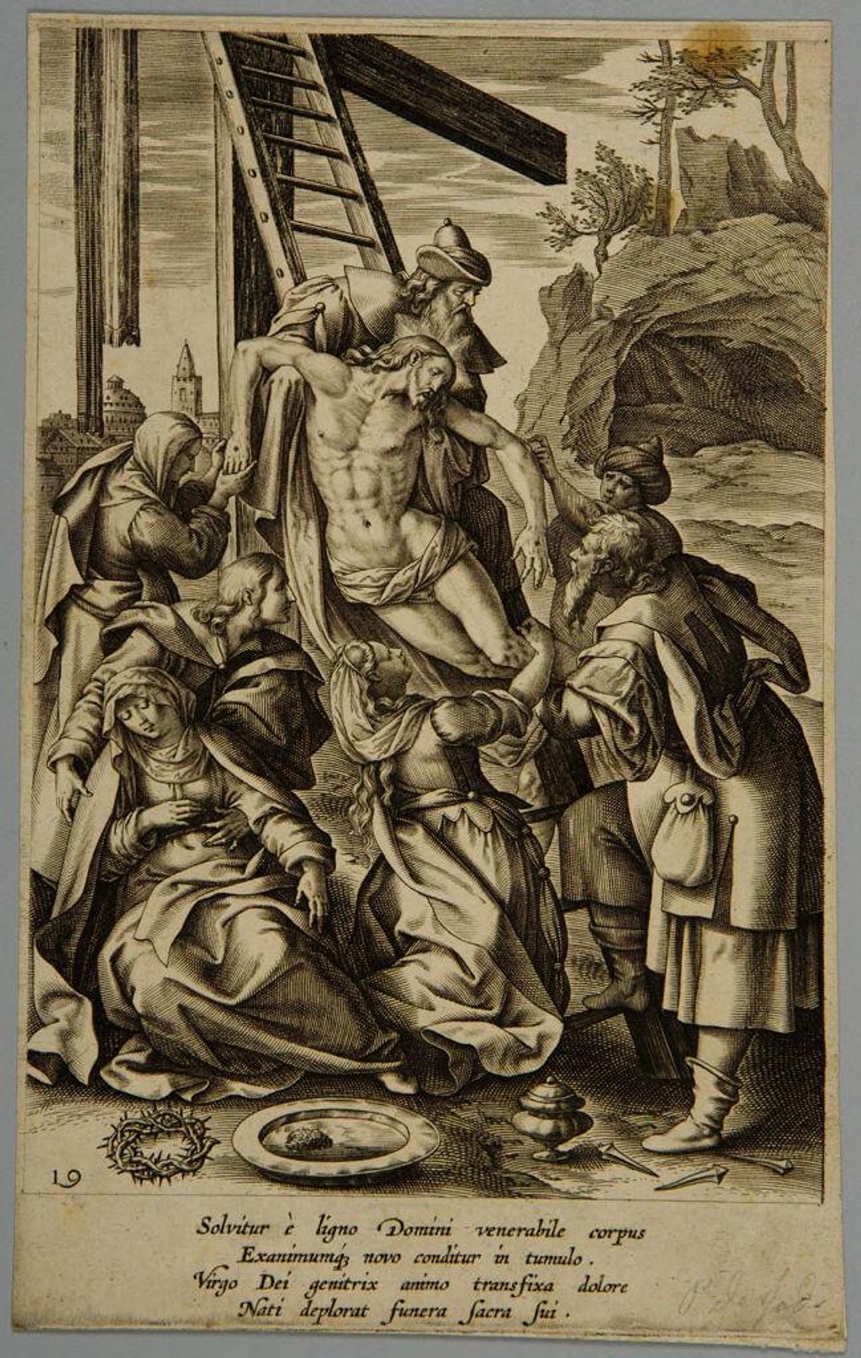 Descent from the Cross by Pieter de Jode, the Elder