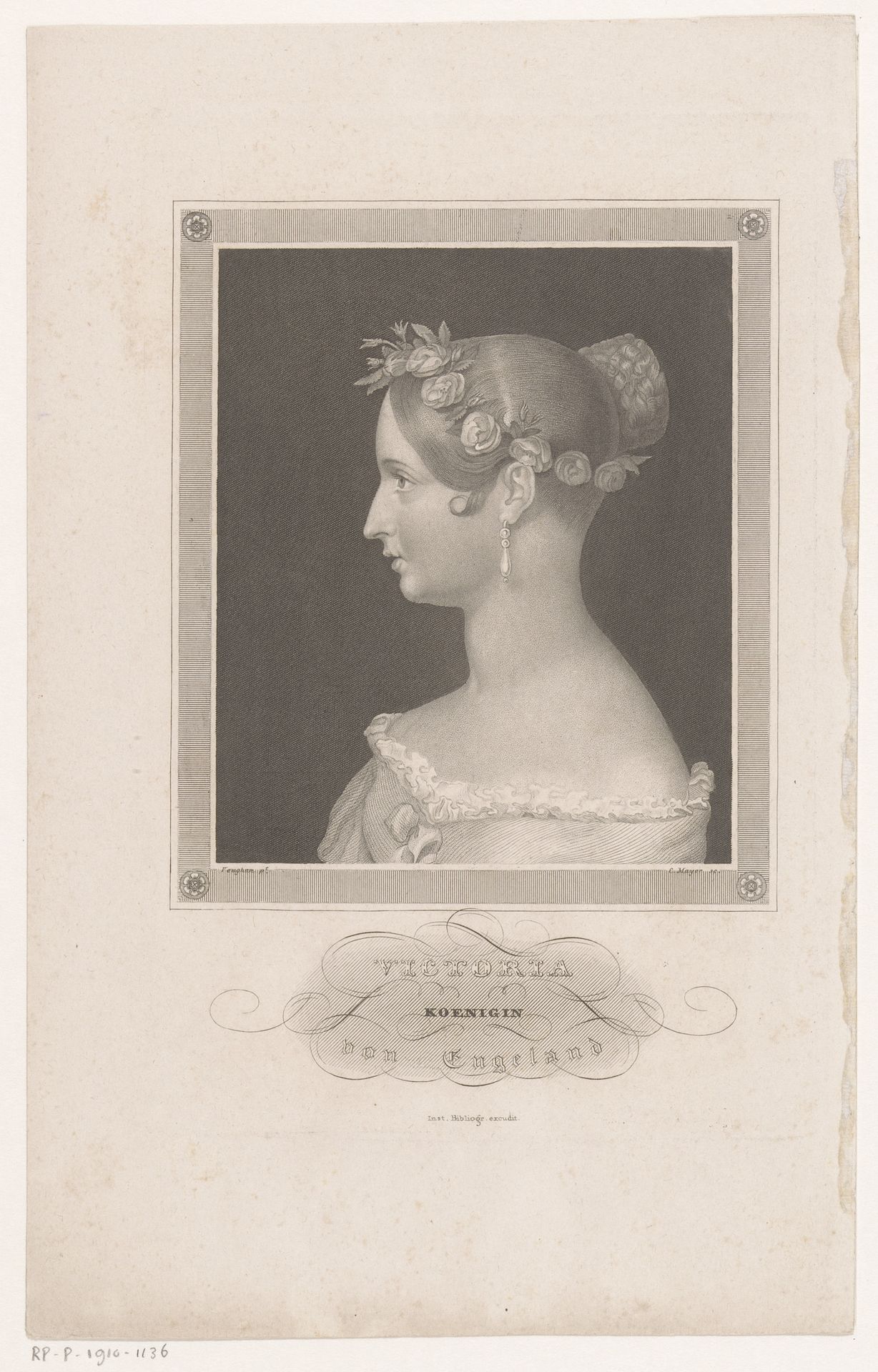 Portret van Victoria, koningin van het Verenigd Koninkrijk by Carl Mayer