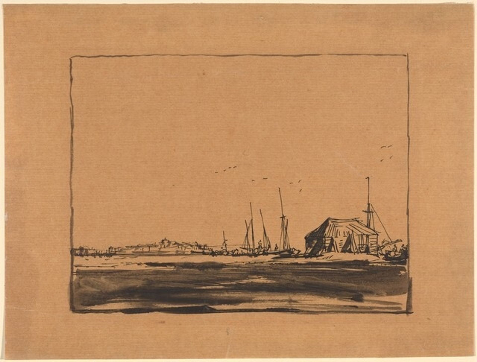Rye from Camber by Muirhead Bone