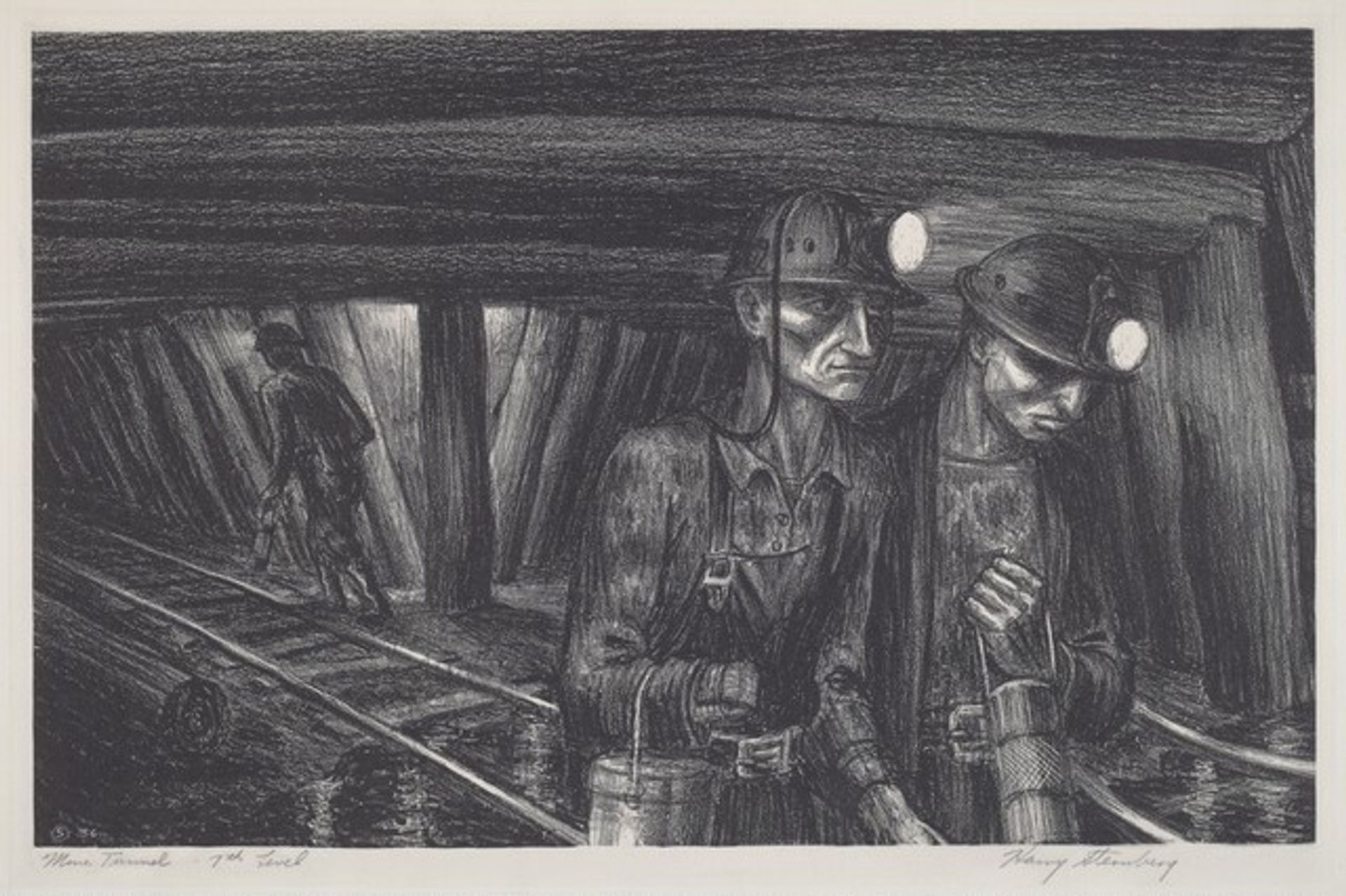 Mine Tunnel—7th Level by Harry Sternberg