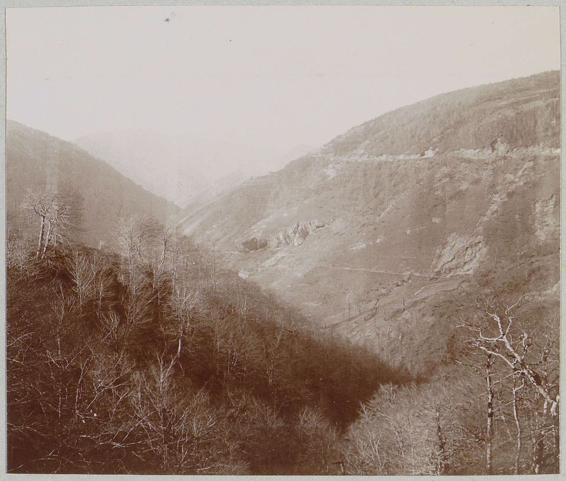 Berglandschap, vermoedelijk in de Pyreneeën by Delizy