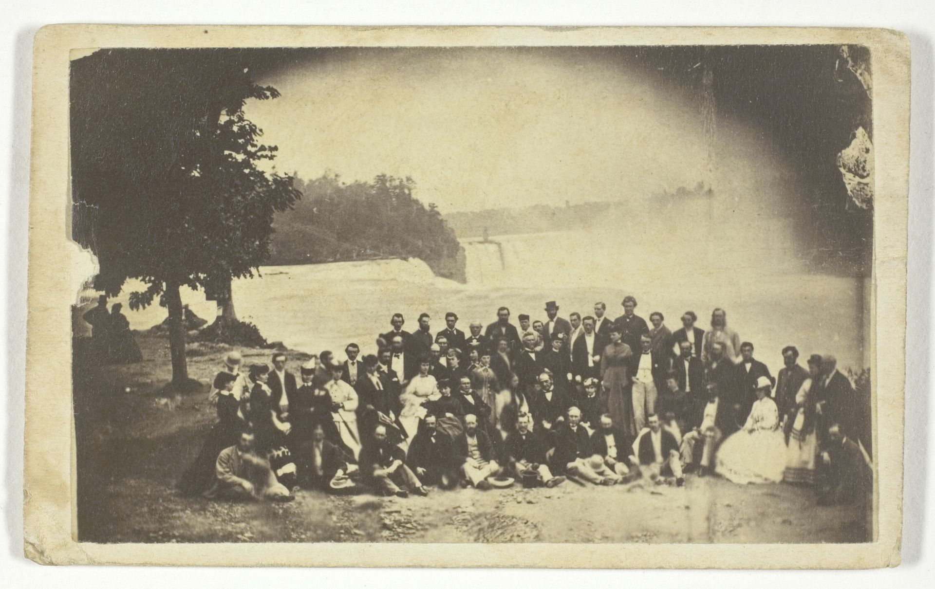 Untitled (Group at Niagara falls) by Anonymous