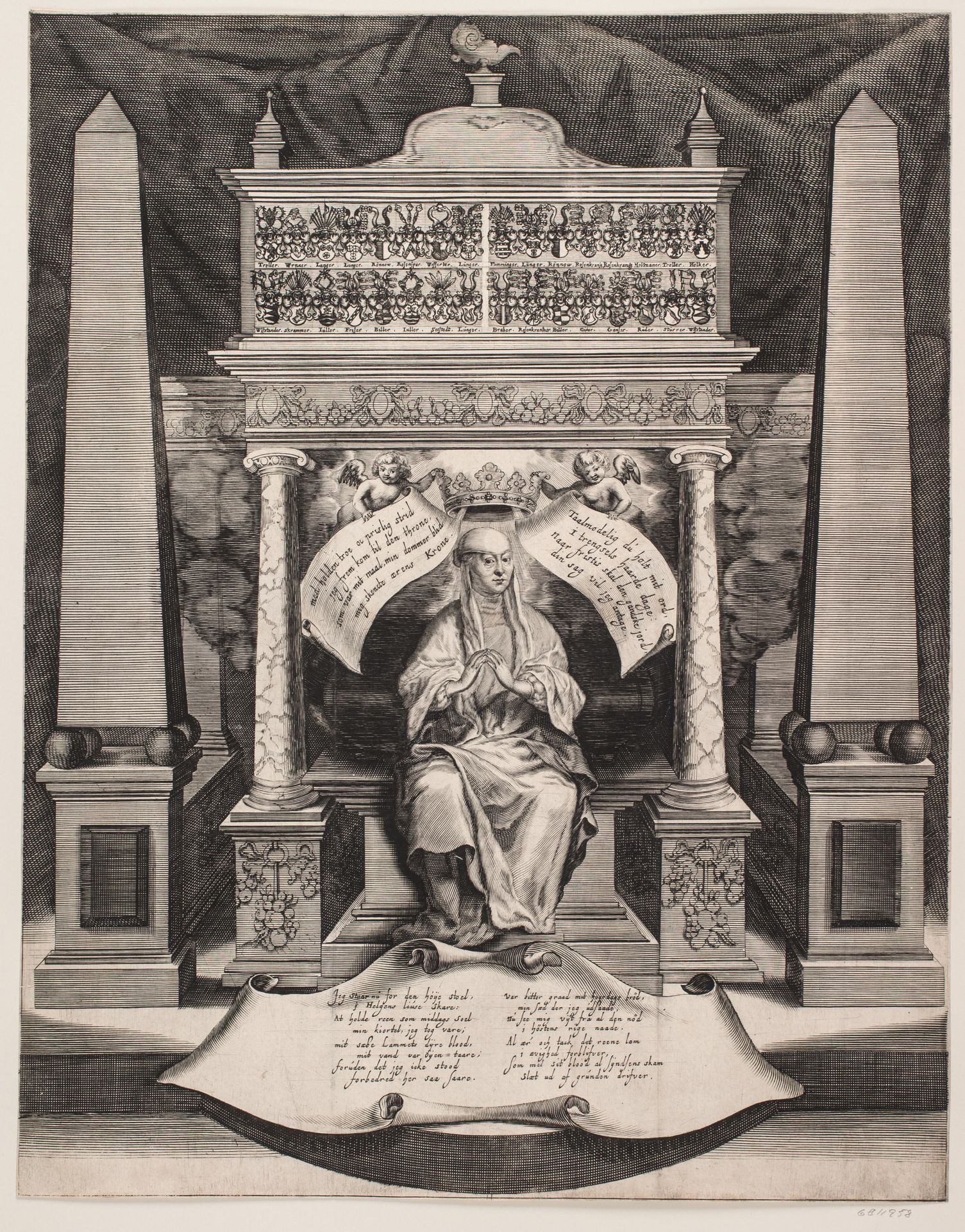 Elisabeth Lunge. Mindeblad by Albert Haelwegh