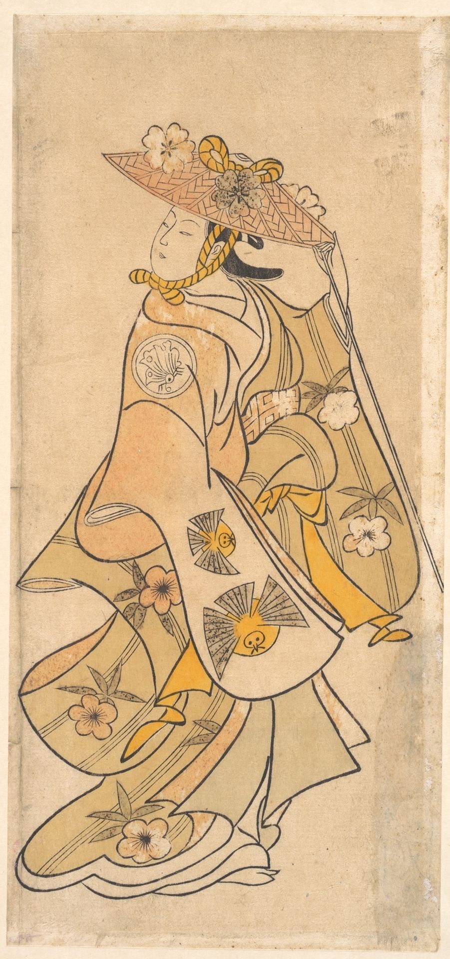 Actor Sanjo Kantaro (1697–1763) as a Woman by Okumura Toshinobu