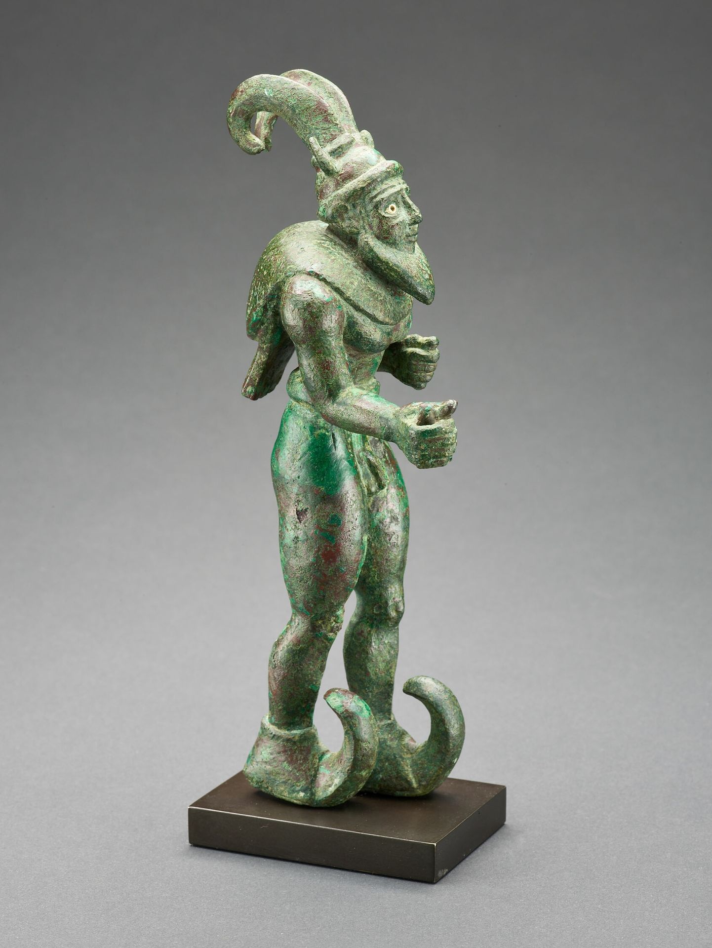 Statuette of a Striding Figure by Ancient Mesopotamian