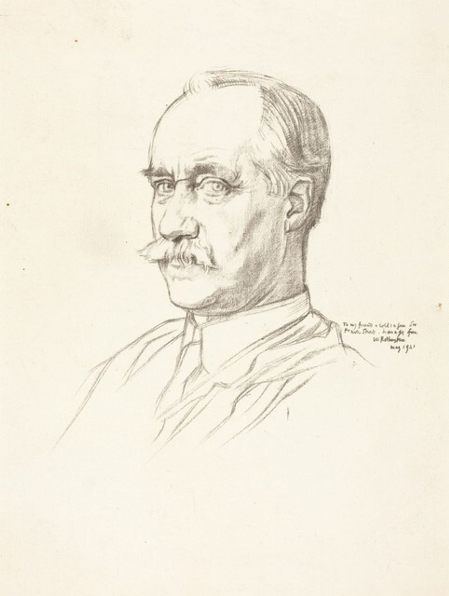 Sir Frank Short by Sir William Rothenstein