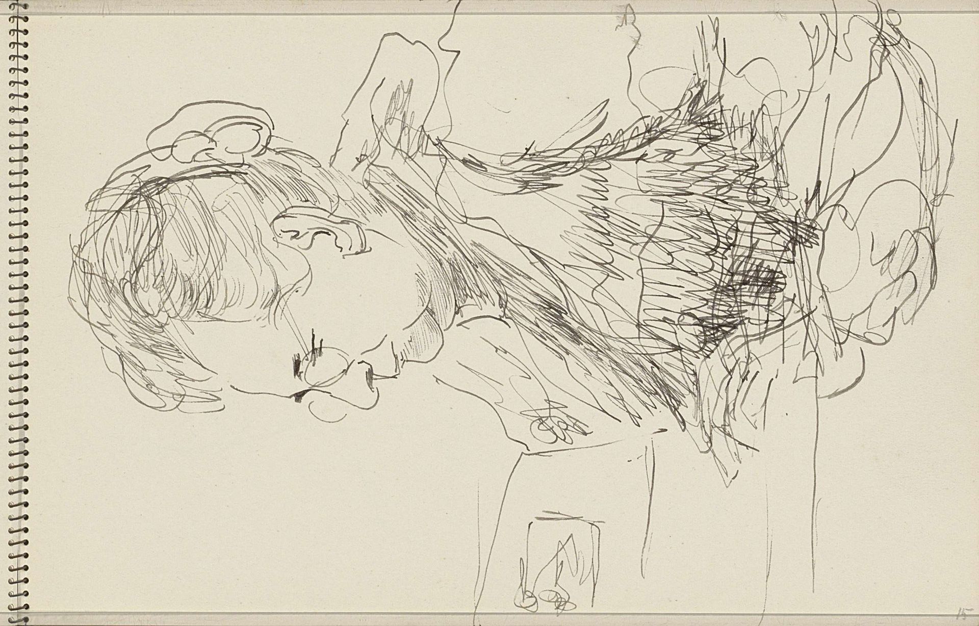 Lezende Joanna Lion Cachet-Cordes by Carel Adolph Lion Cachet
