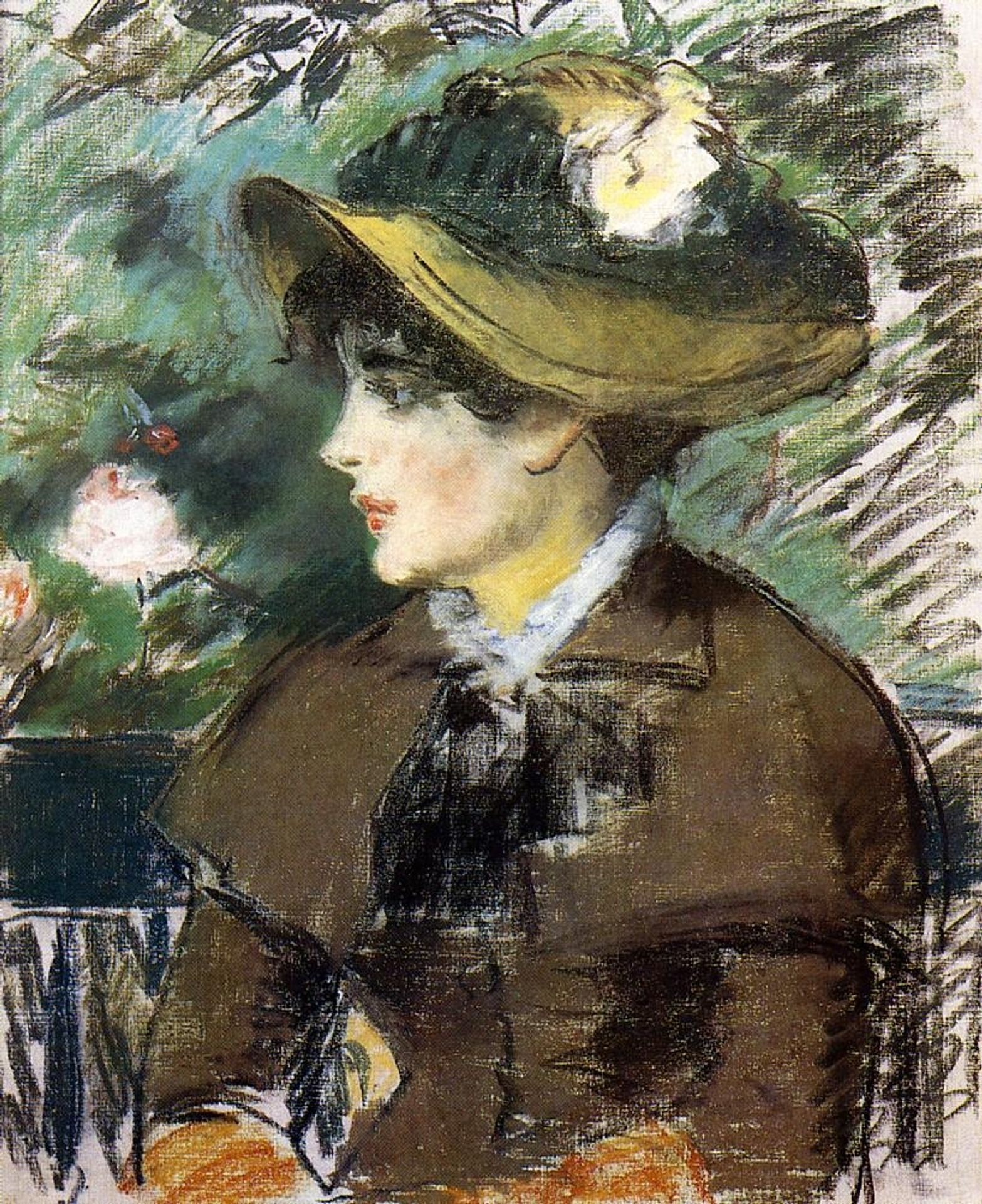 On the Bench by Edouard Manet