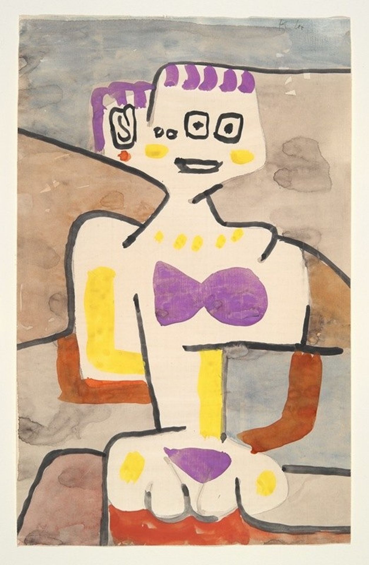The Girl in the North by Paul Klee