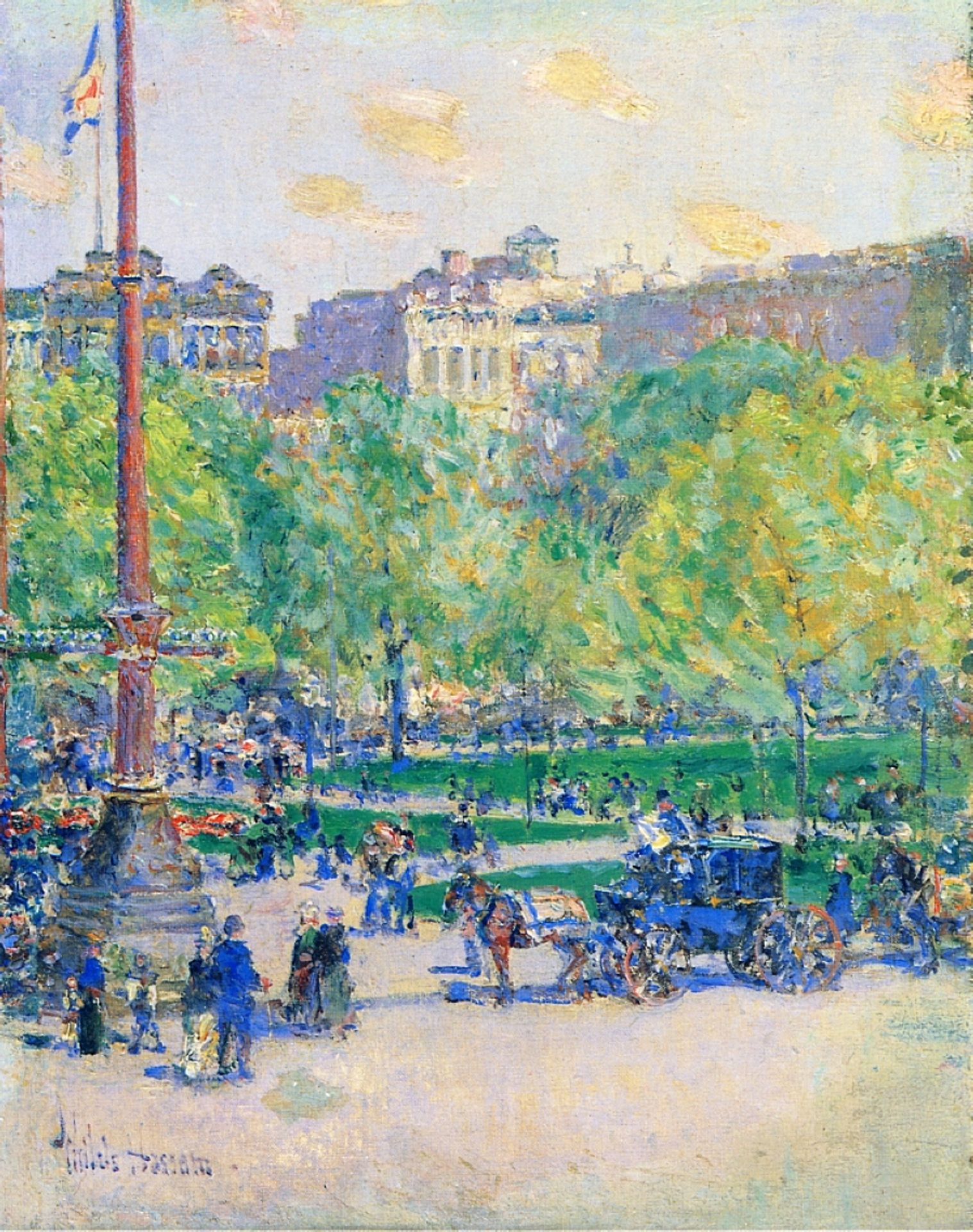 Union Square by Childe Hassam