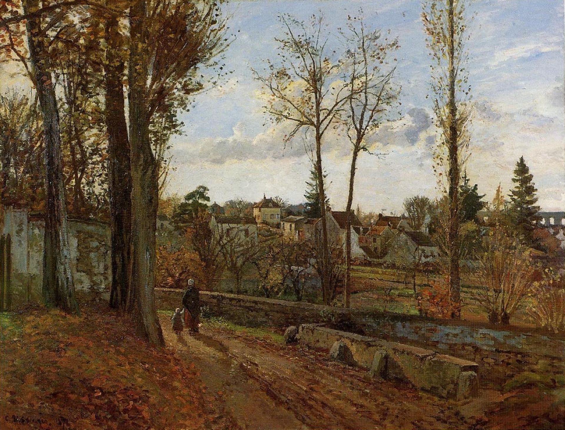 Louveciennes by Camille Pissarro