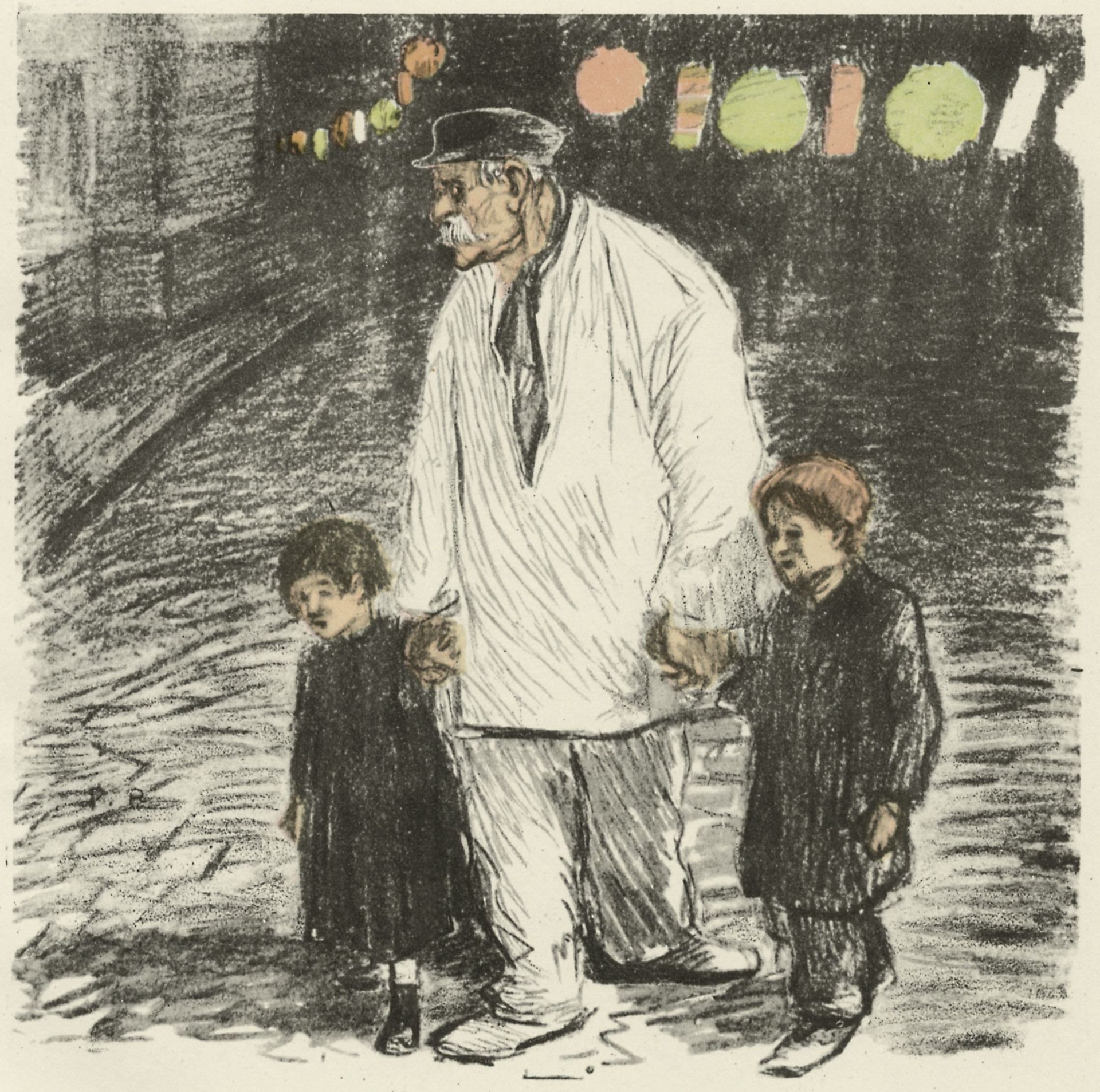 Fete Nationale by Théophile Alexandre Steinlen
