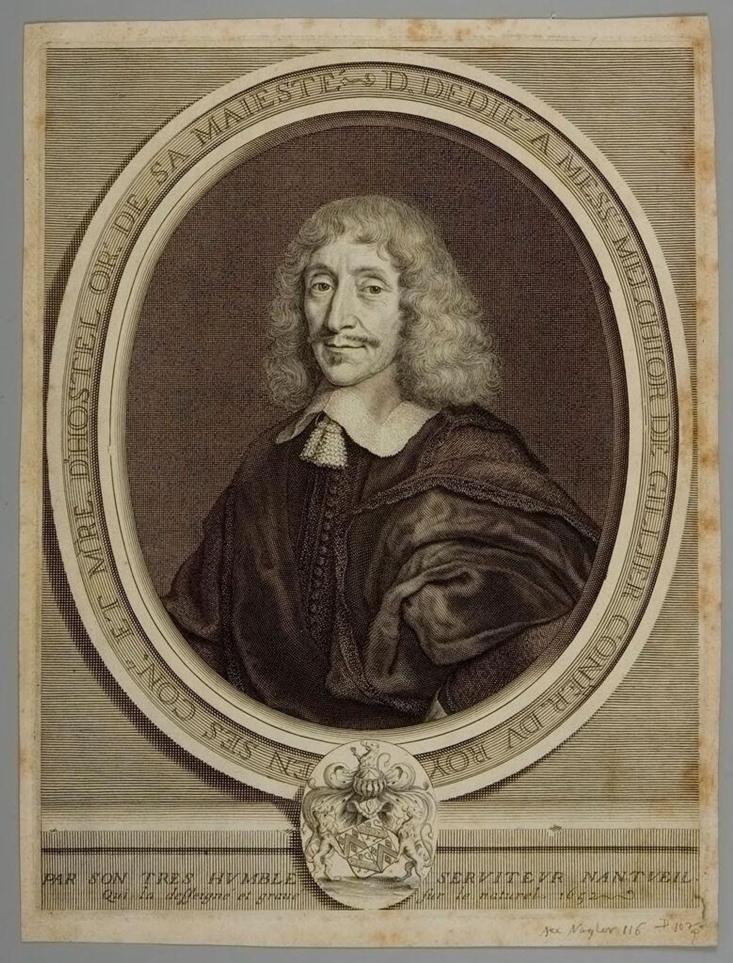 Melchior de Gillier by Robert Nanteuil