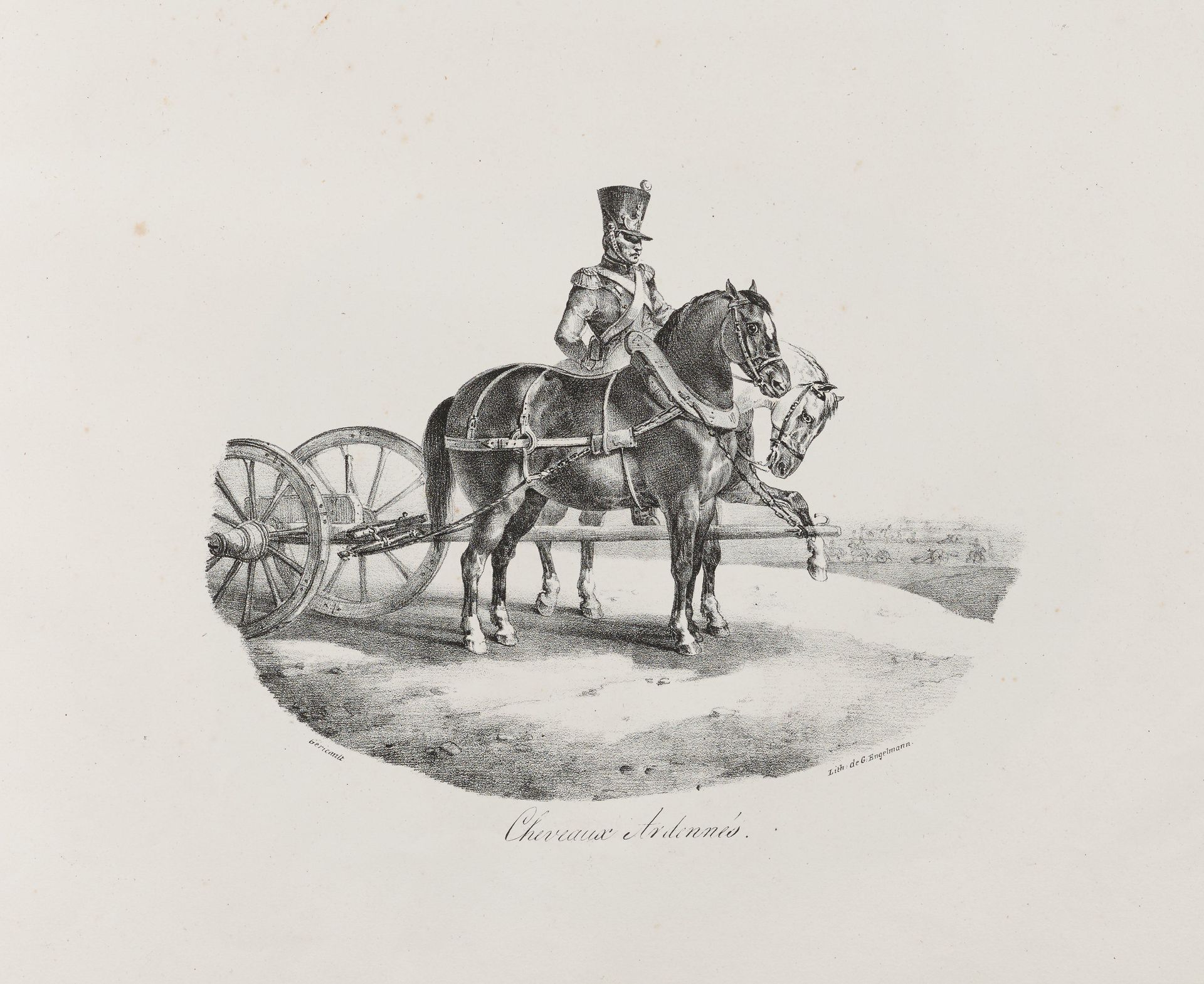 Cheval des Ardennes by Théodore Géricault