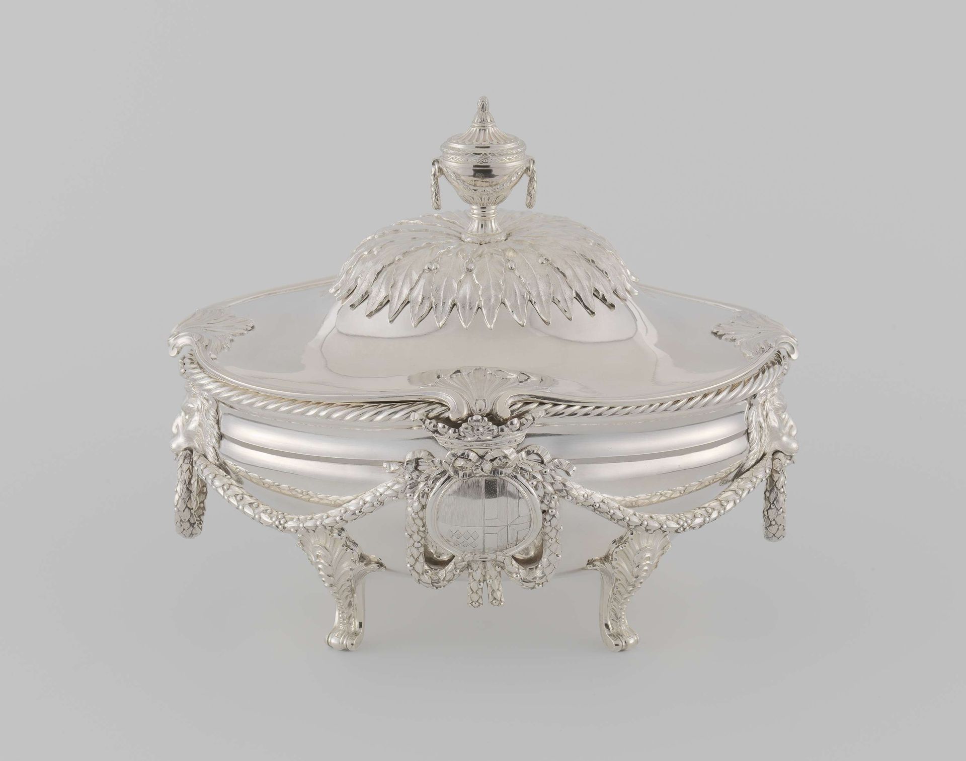 Tureen and stand with a ladle by Engelbart Joosten