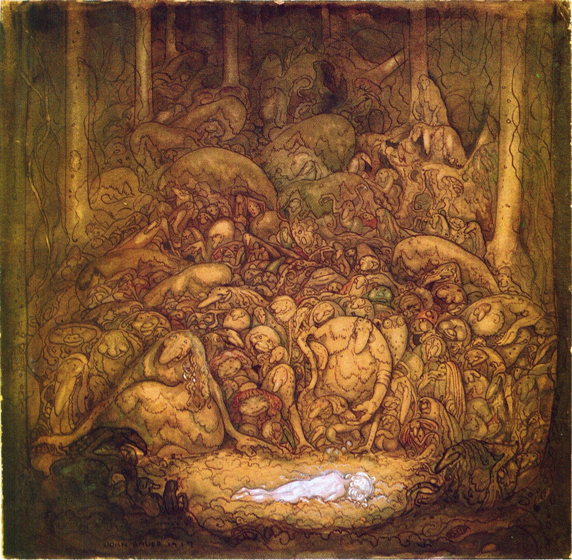 Root trolls by John Bauer