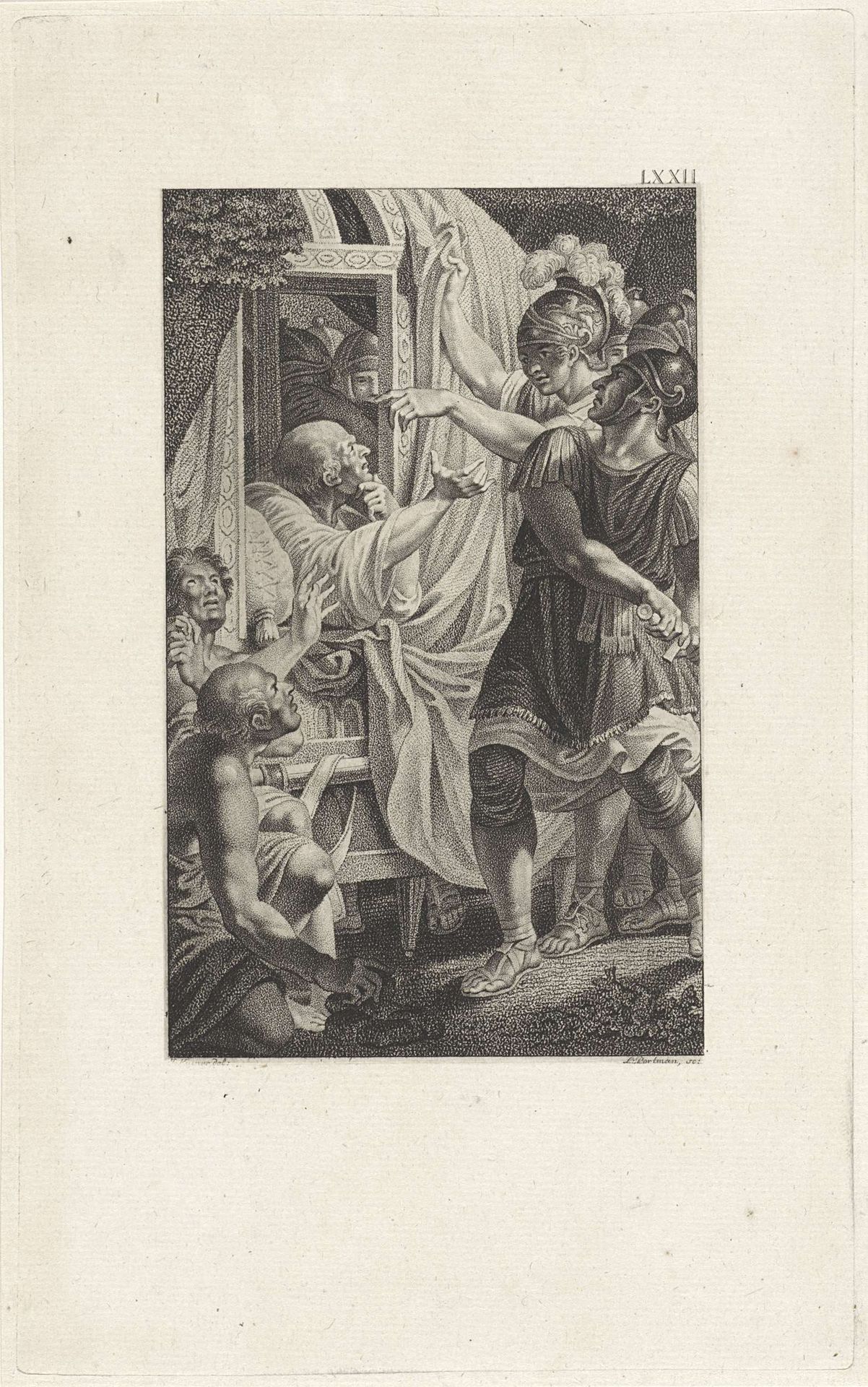 Dood van Cicero by Ludwig Gottlieb Portman
