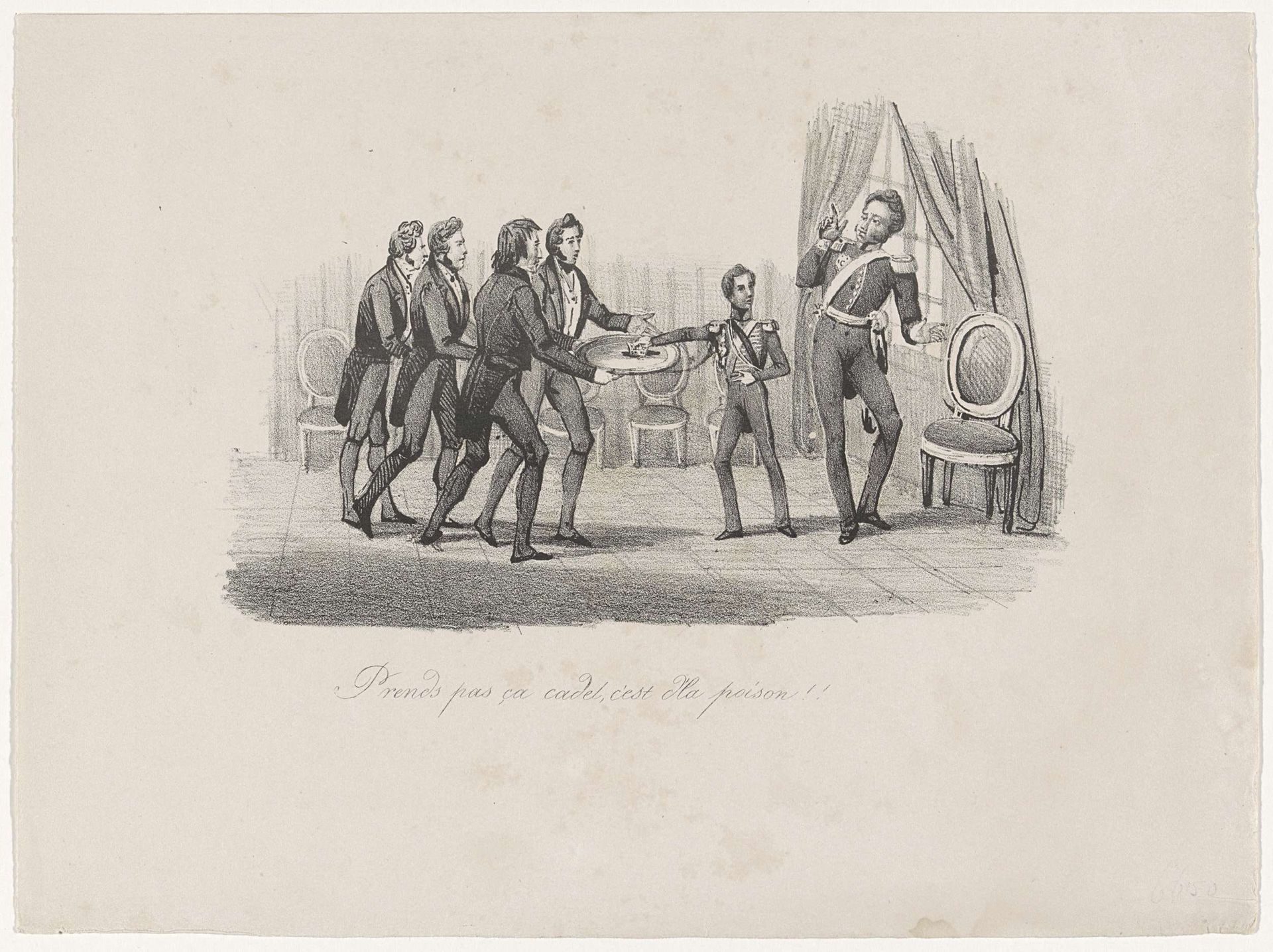 Hertog van Nemours als mogelijke kandidaat voor de Belgische kroon, 1831 by Anonymous