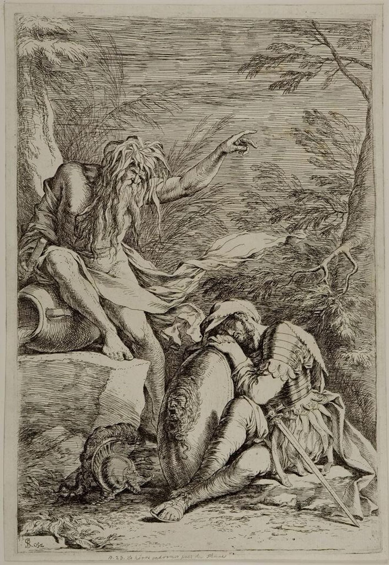 The Dream of Aeneas by Salvator Rosa
