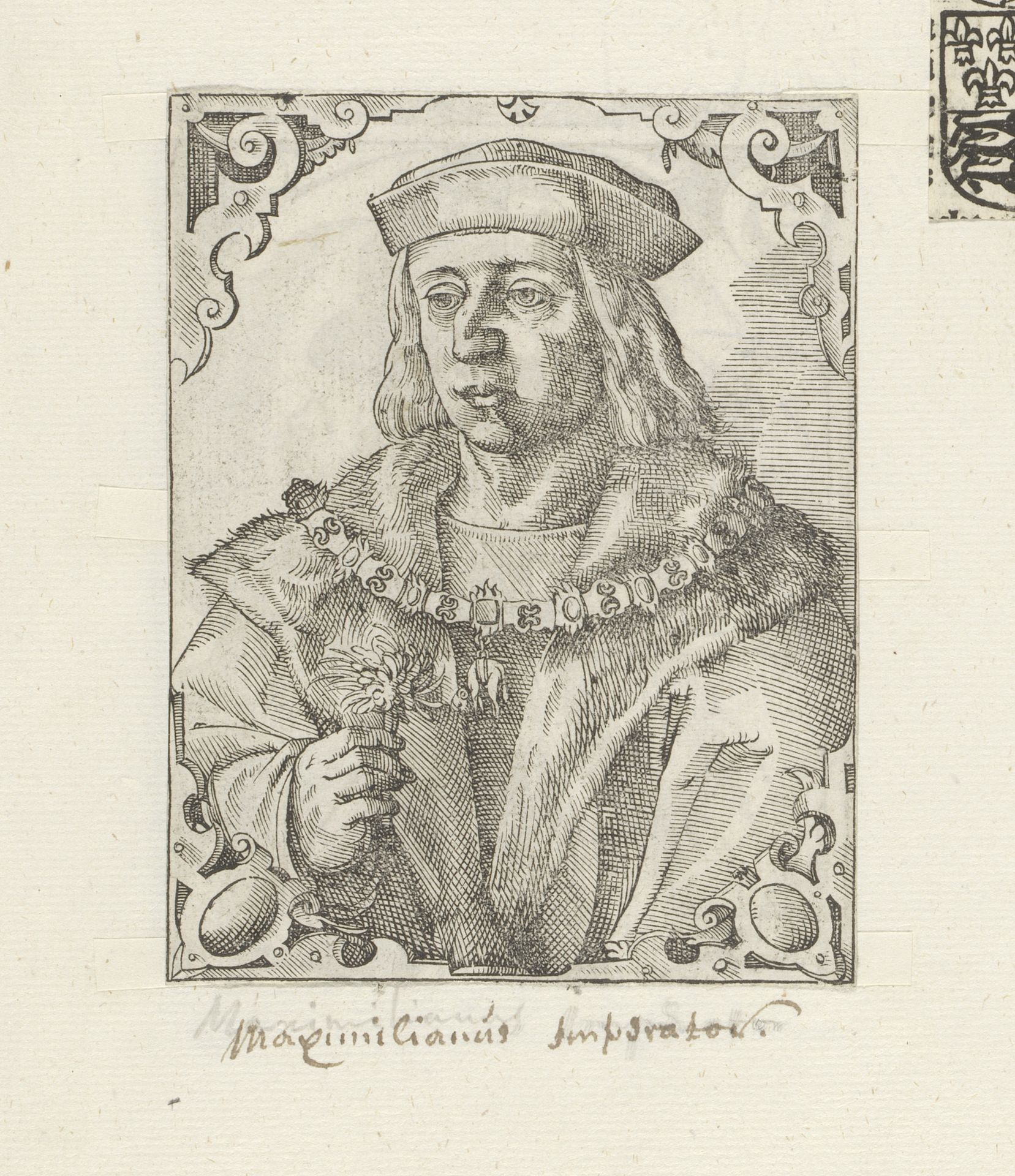 Portret van keizer Maximiliaan I van Habsburg by Anonymous