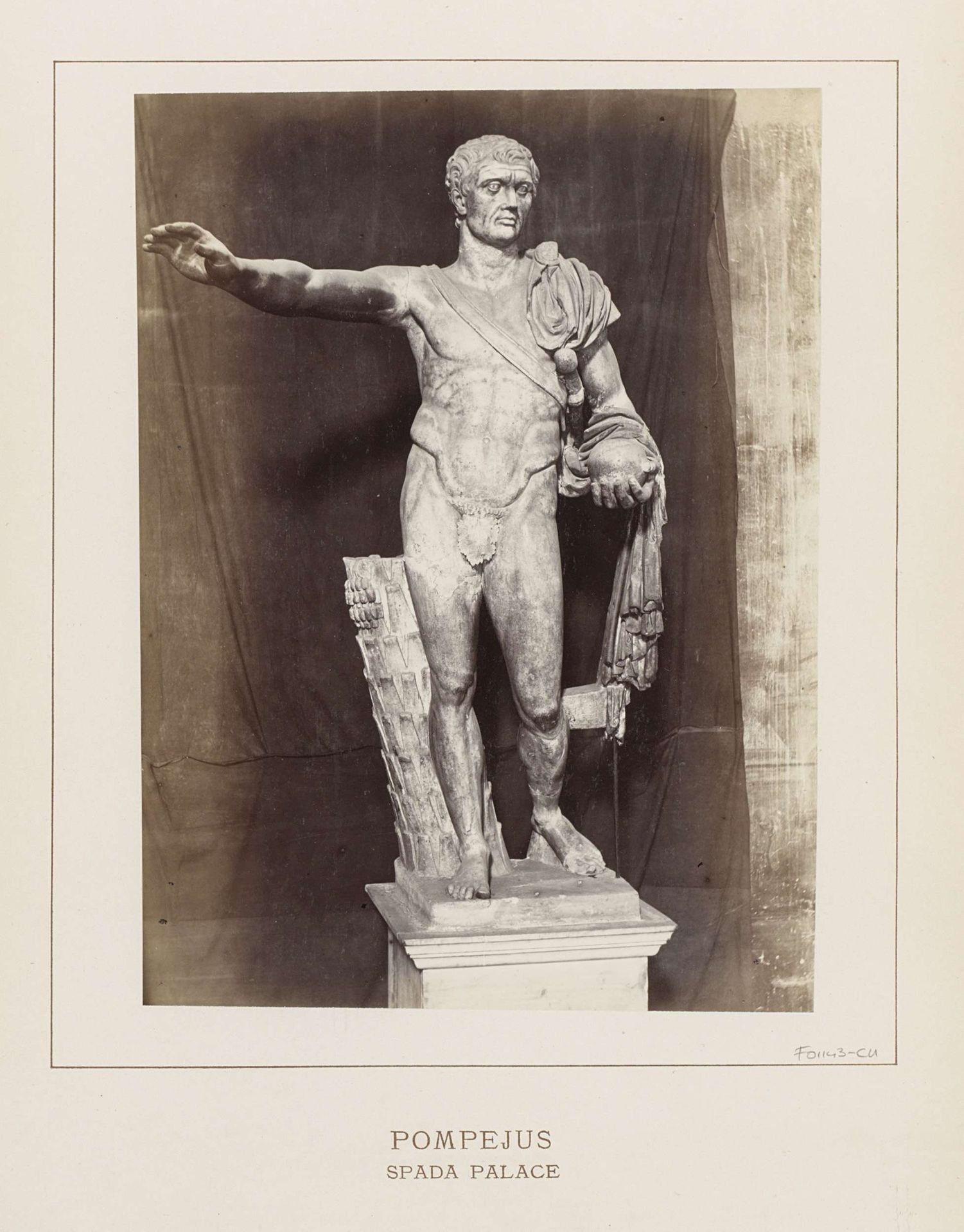 Beeldhouwwerk Pompeius by Anonymous