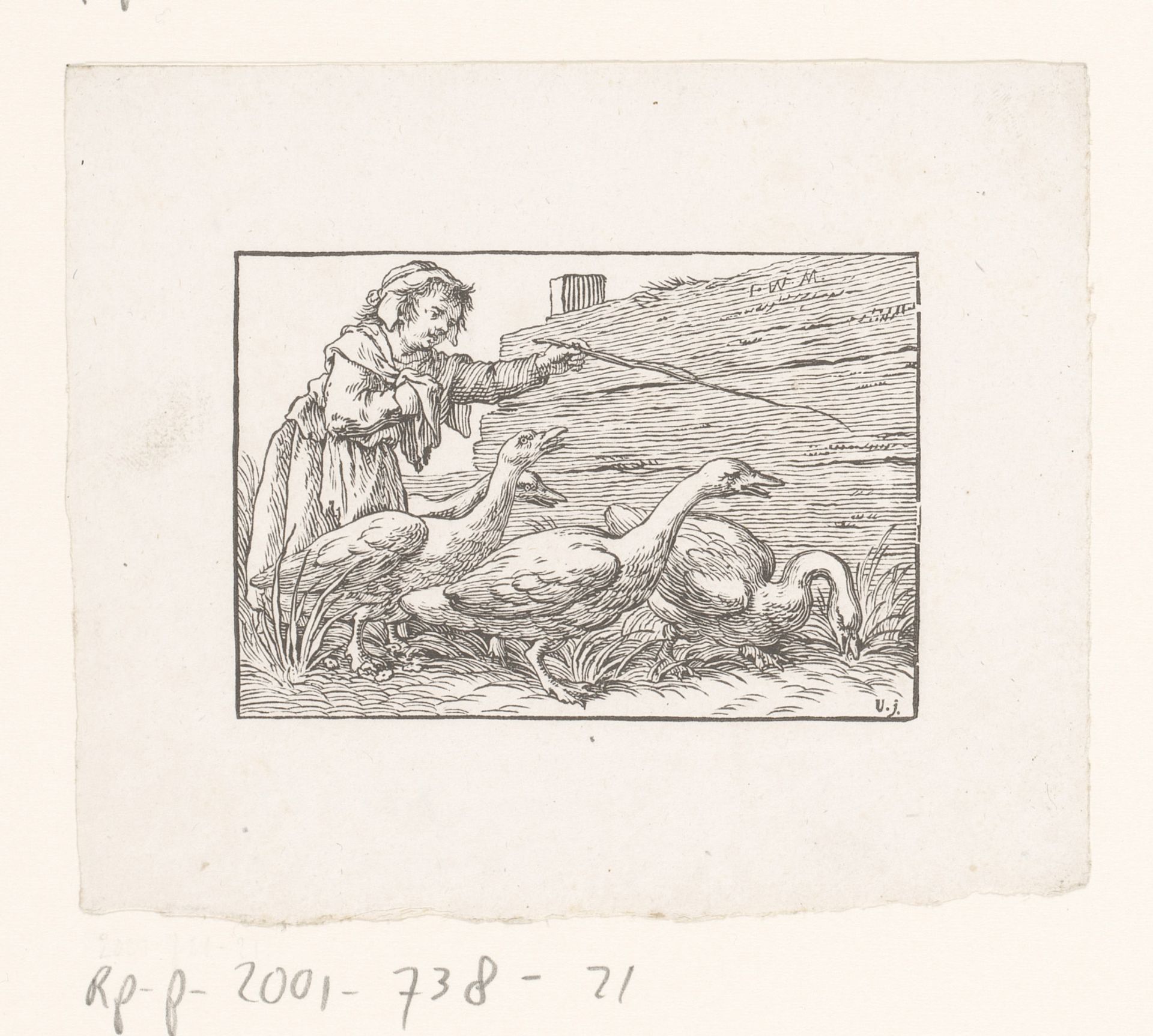 Ganzenhoedster by Johann Friedrich Gottlieb Unger
