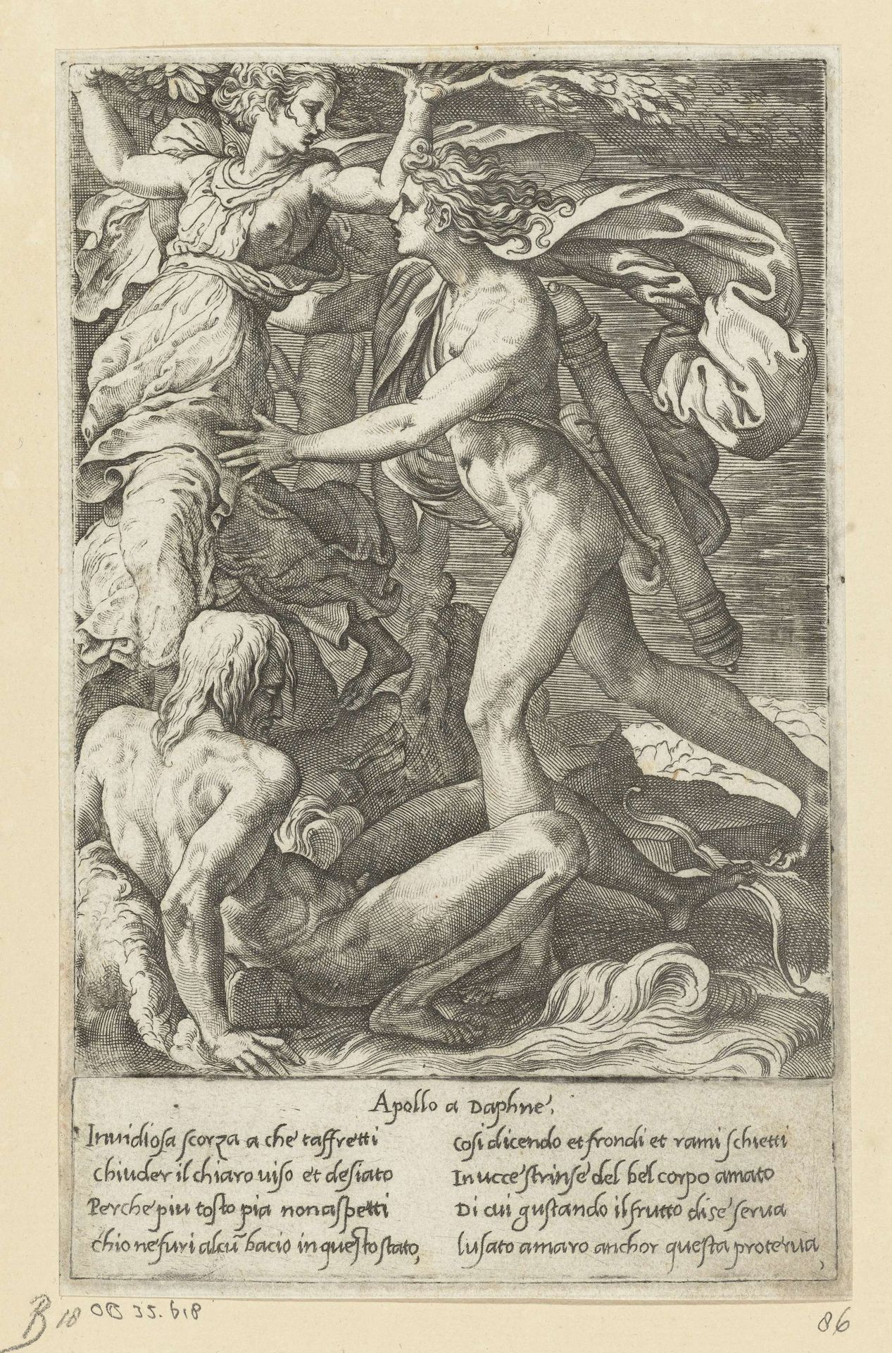Loves of the Gods by Giovanni Jacopo Caraglio