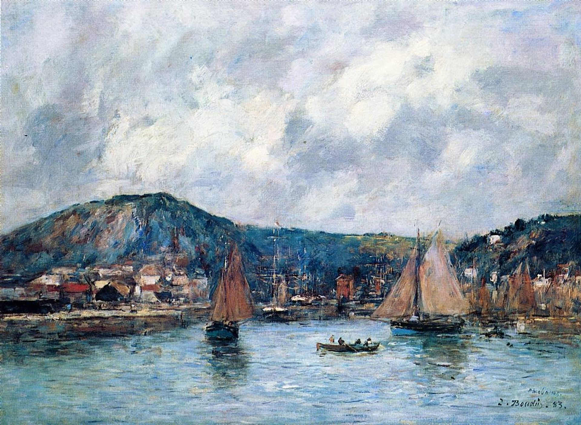 Cherbourg by Eugène Boudin
