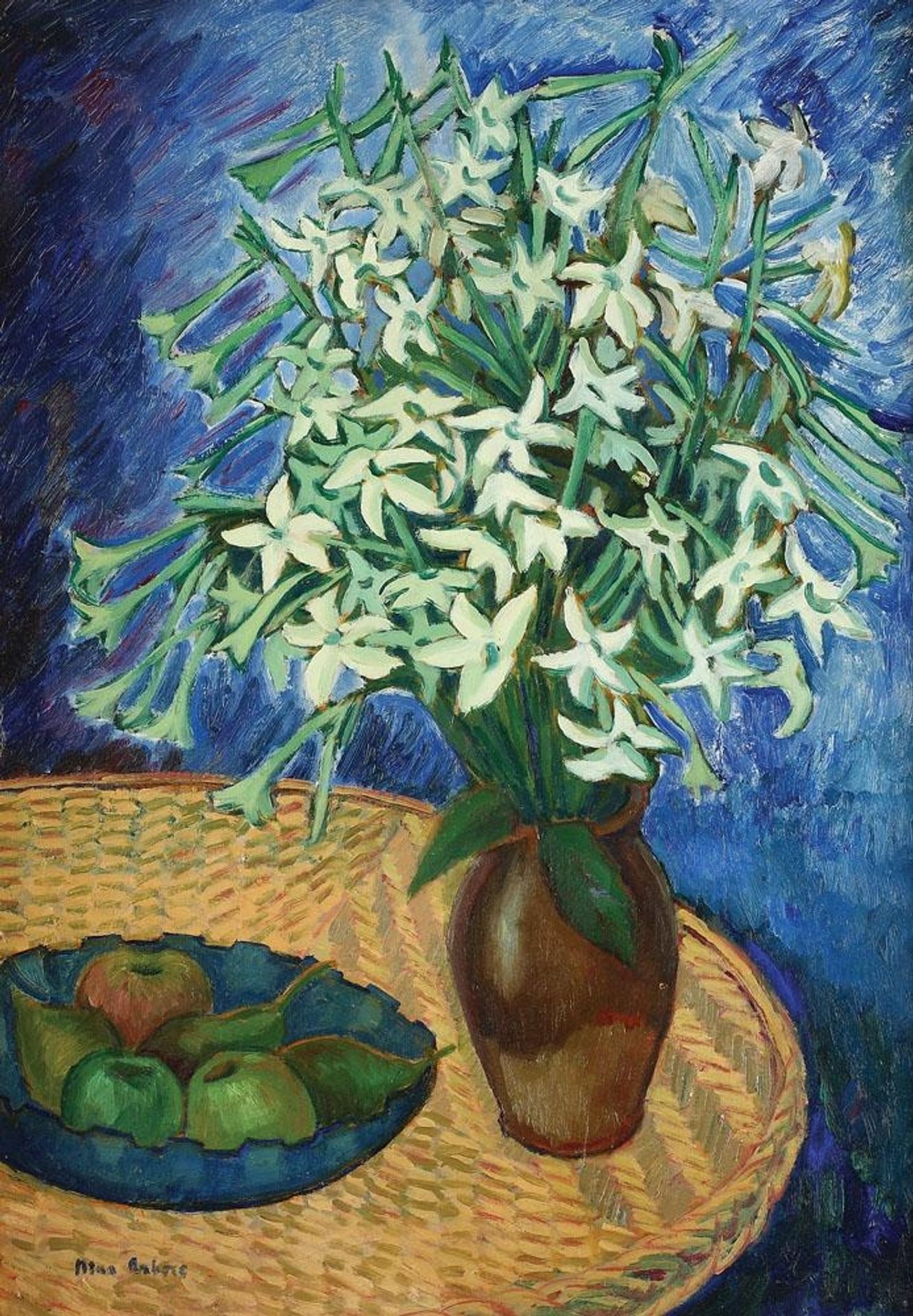 Natura Statica Cu Regina Noptii by Nina Arbore