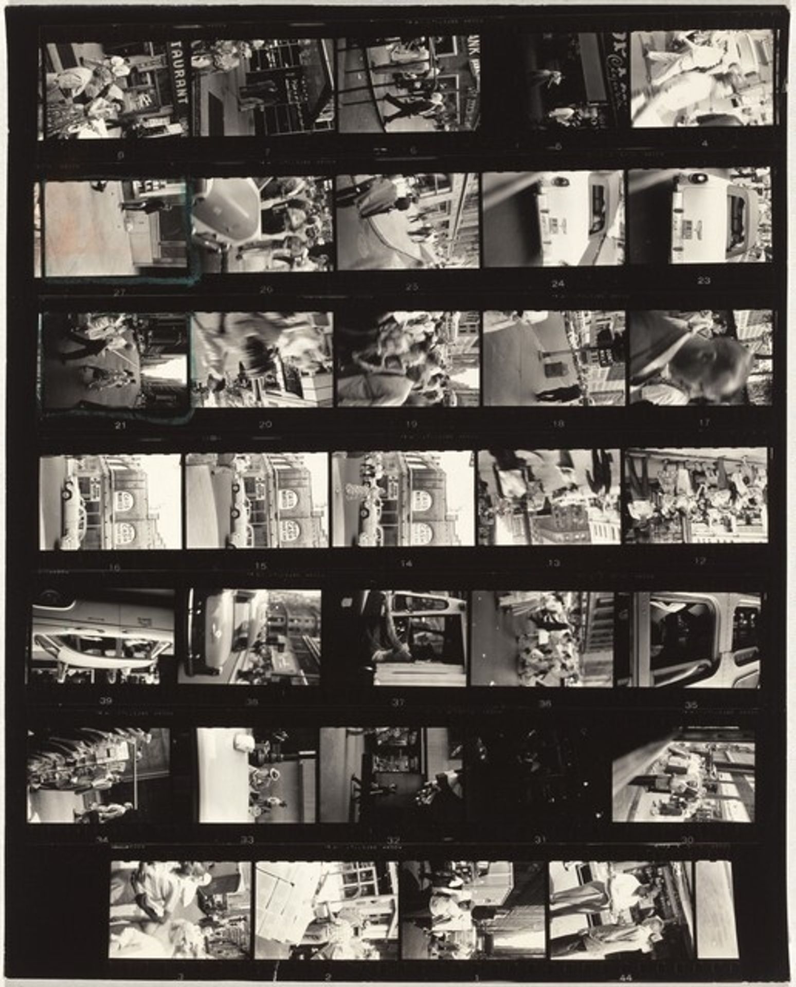 From the bus 82 by Robert Frank