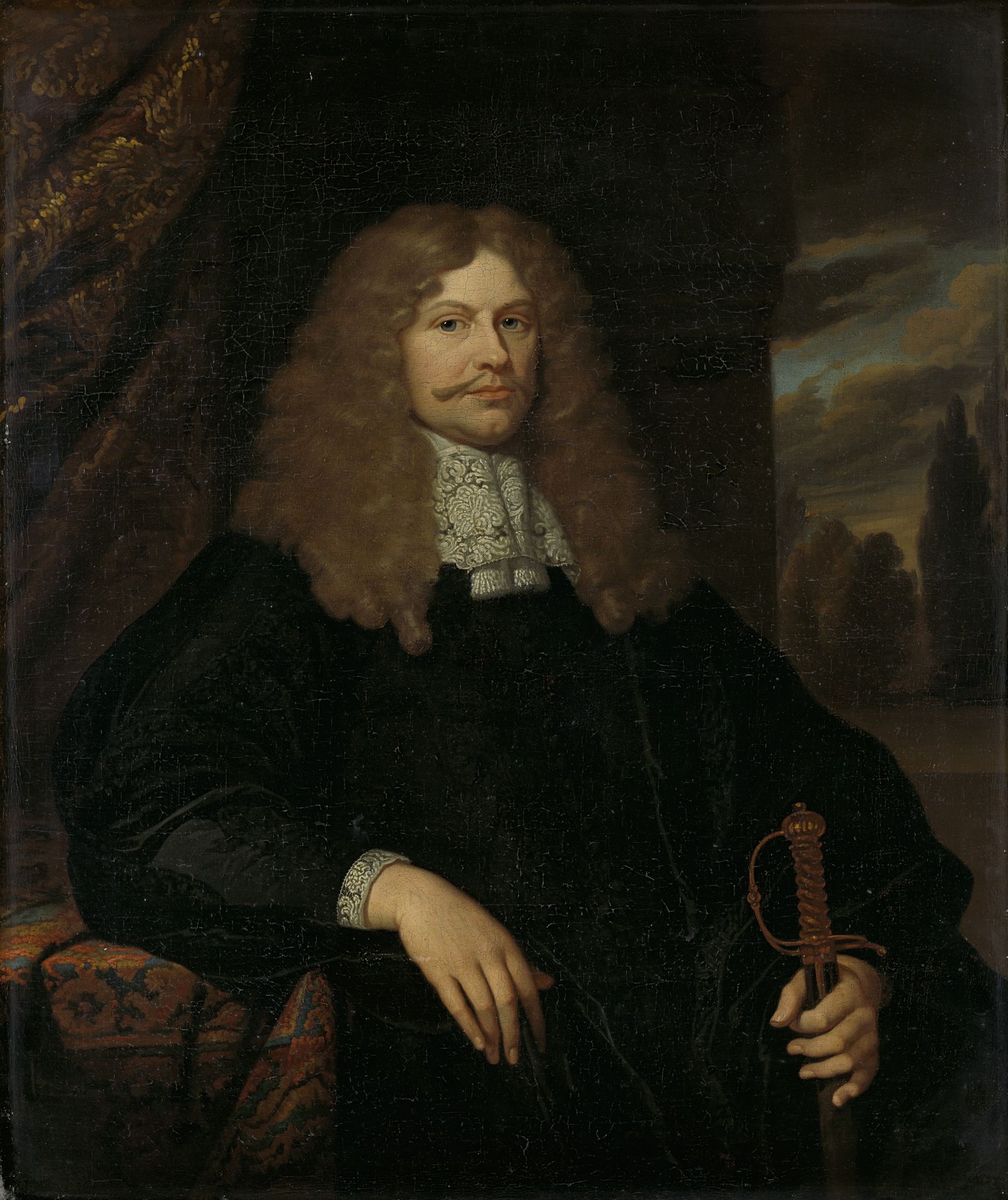 Portrait of Cornelis Backer (1633-81), councillor, alderman, and colonel of the Amsterdam militia by Caspar Netscher
