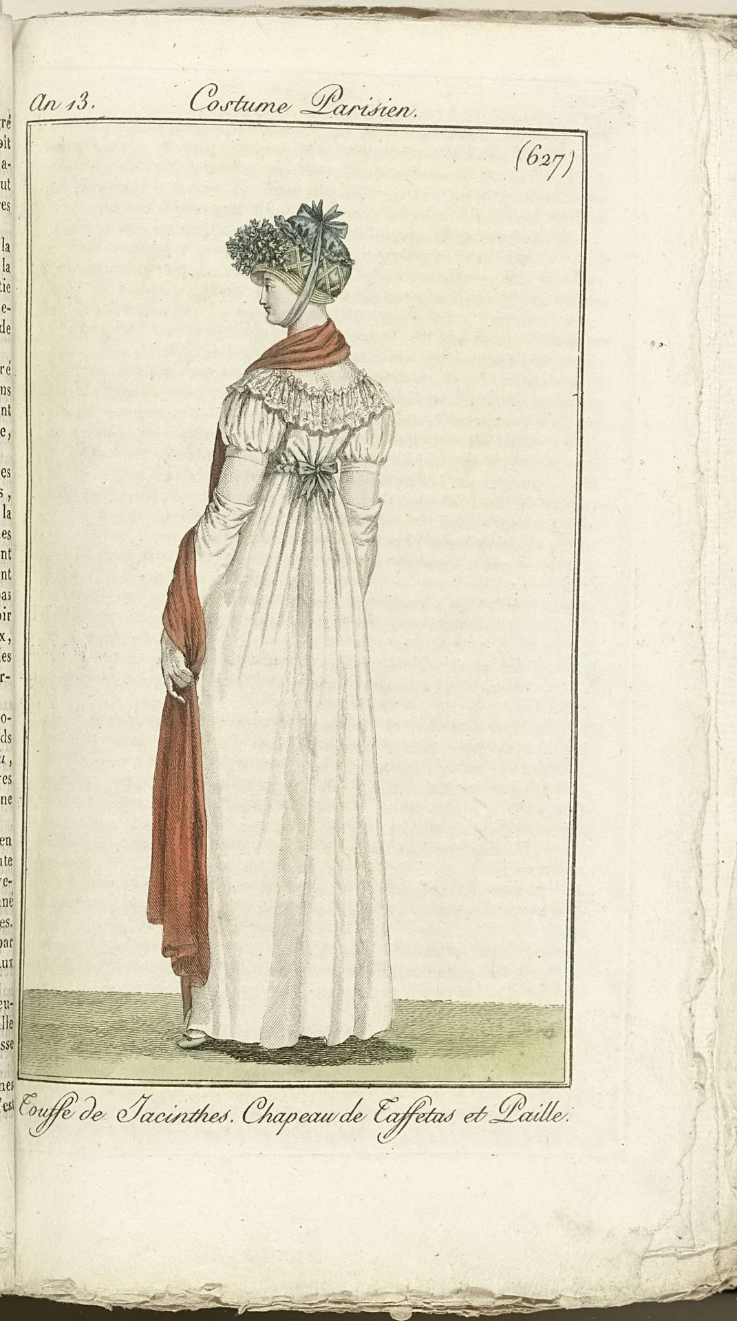 Journal des Dames et des Modes, Costume Parisien, 1805, An 13 (627) Touffe de Jacinthes... by Horace Vernet