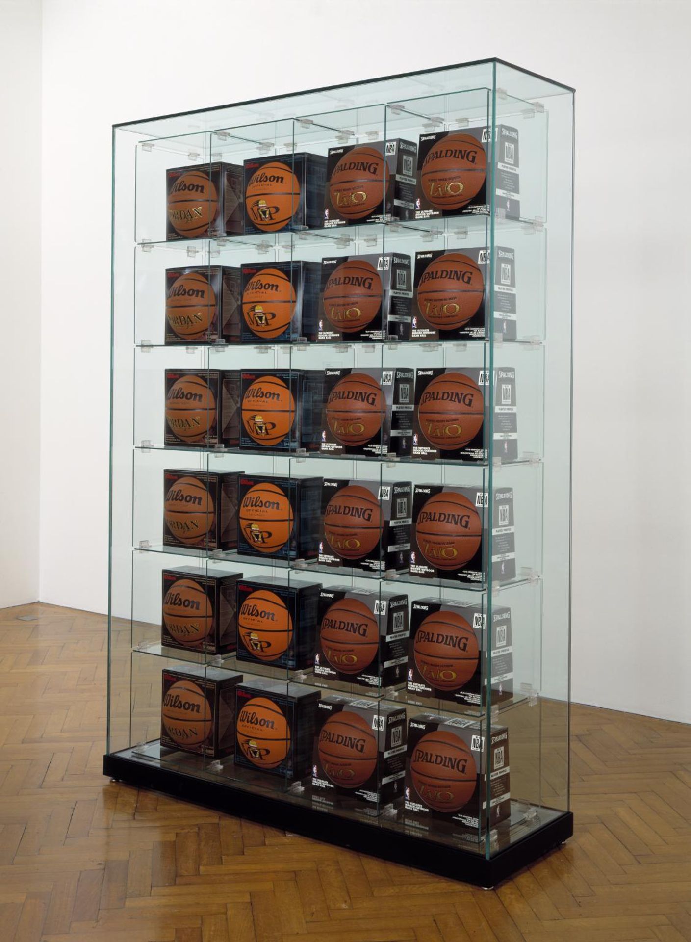 Encased - Four Rows by  Jeff Koons