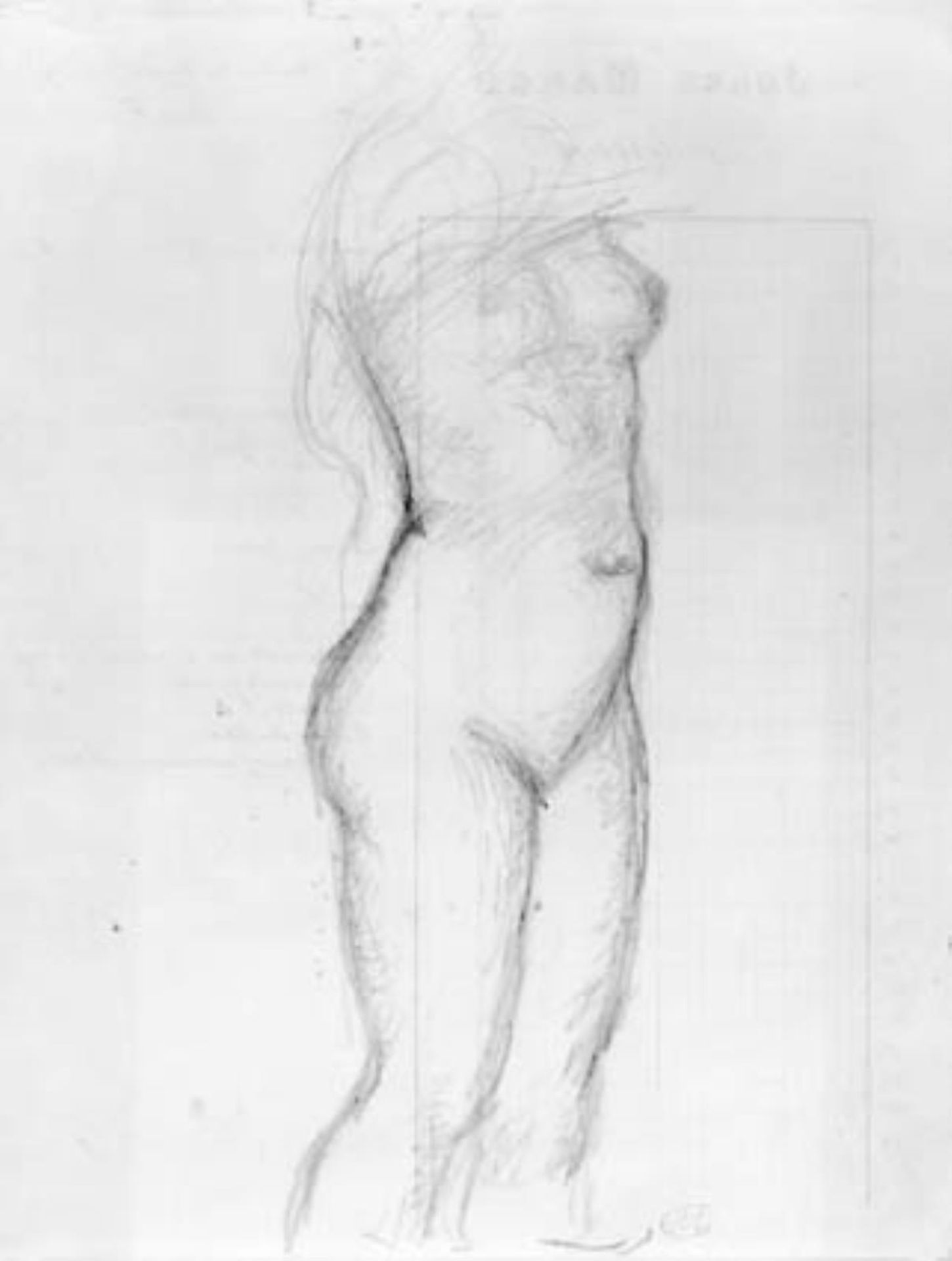 Stående model, torso vendt mod højre by Aristide Maillol