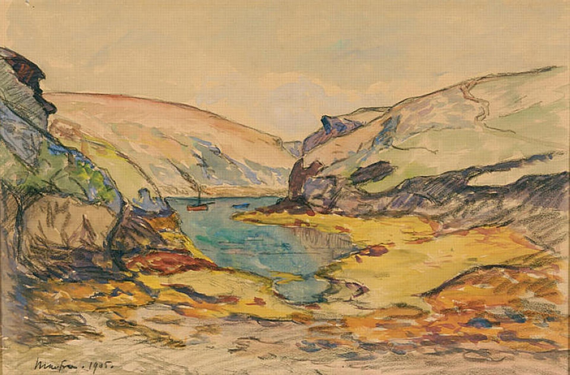 The Conch at Vieux-Chateau by Maxime Maufra