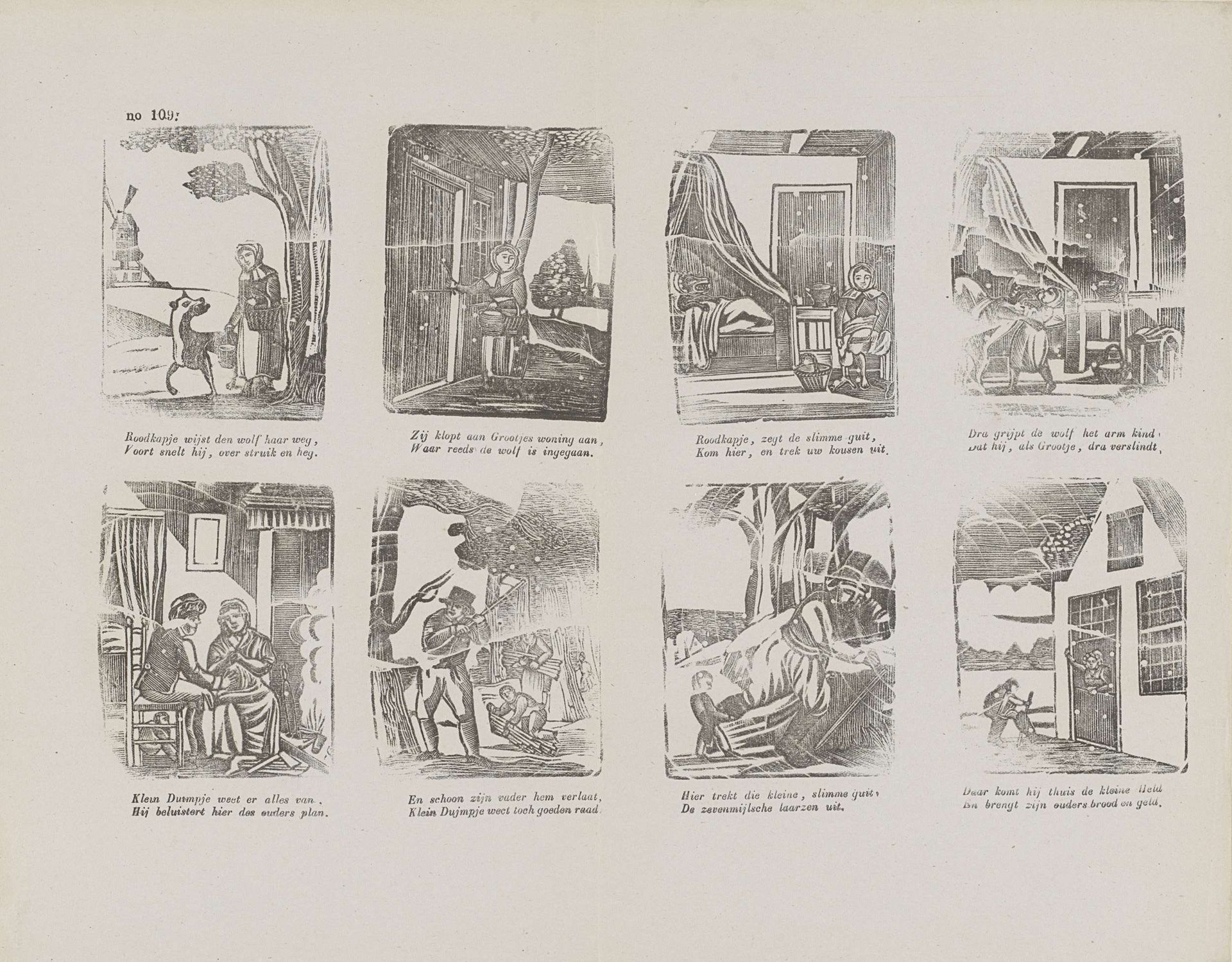 Roodkapje en Klein Duimpje by Lutkie & Cranenburg