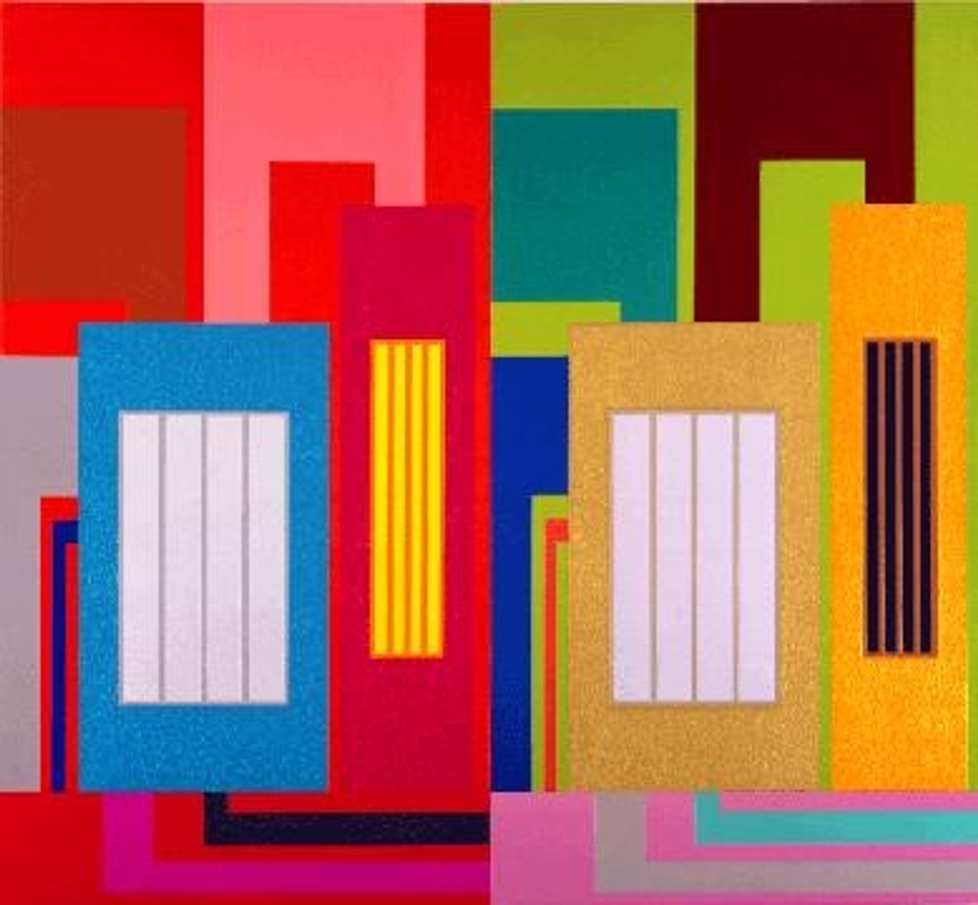 Super Size by Peter Halley