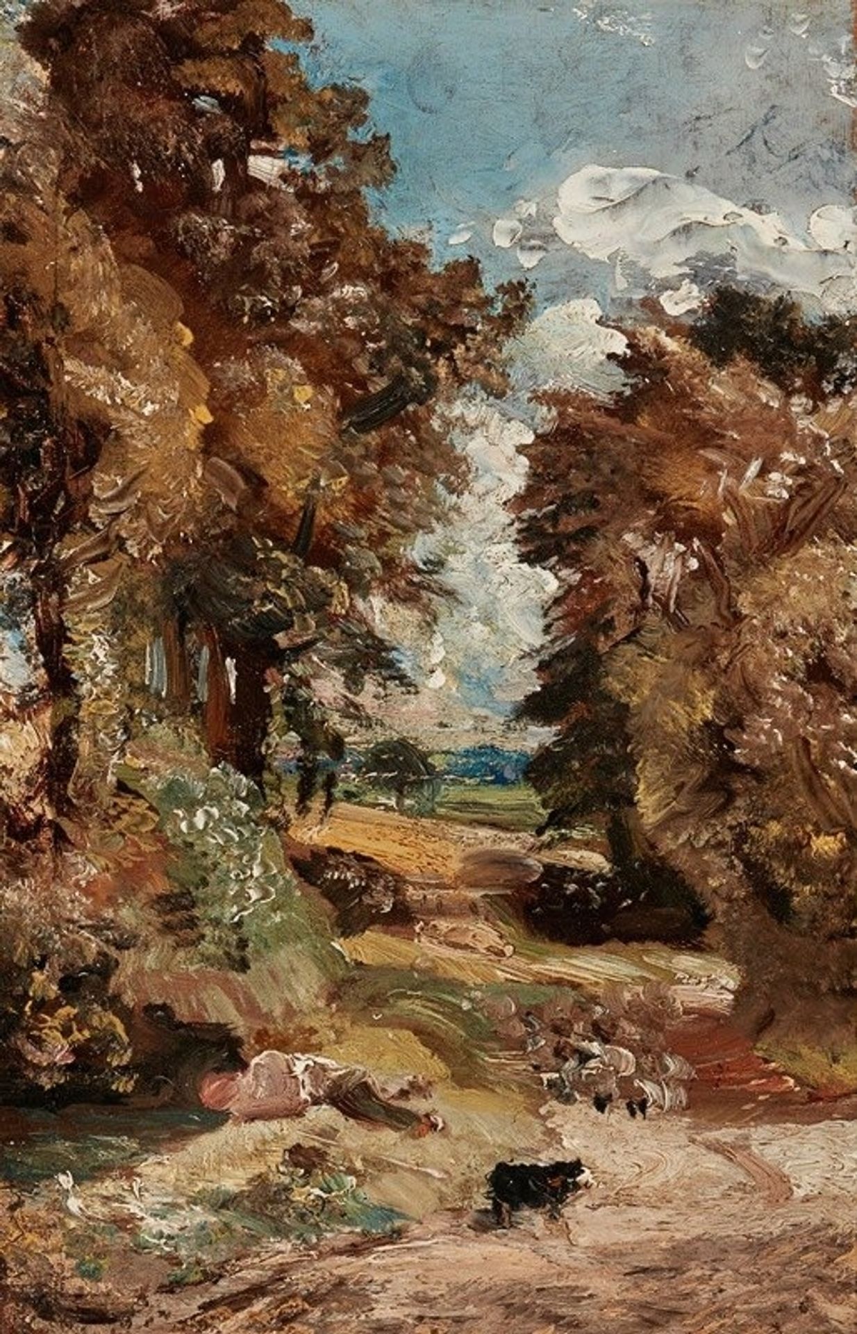 The Cornfield by John Constable