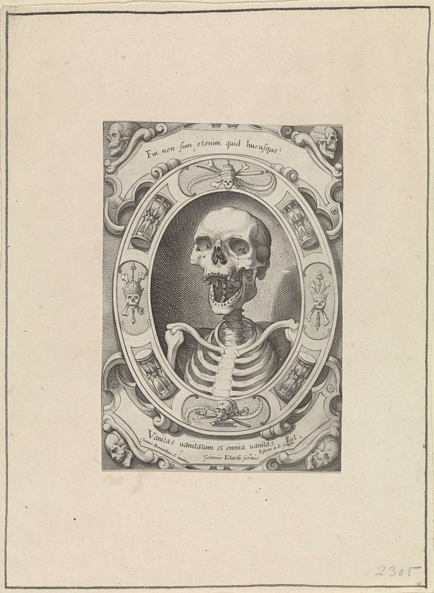 Skeletbuste by Egbert Van Panderen