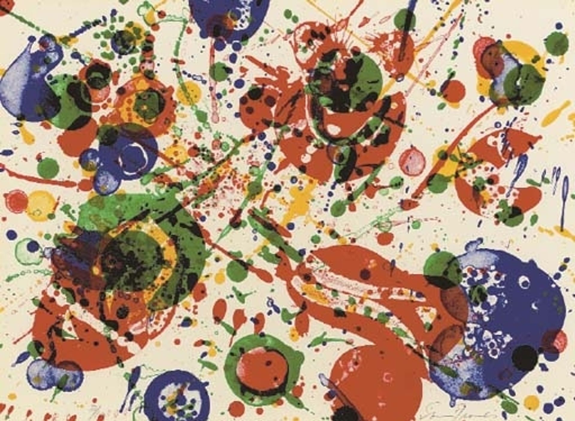 Untitled (from Pasadena Box) (Lembark L60) - Sam Francis | Artera