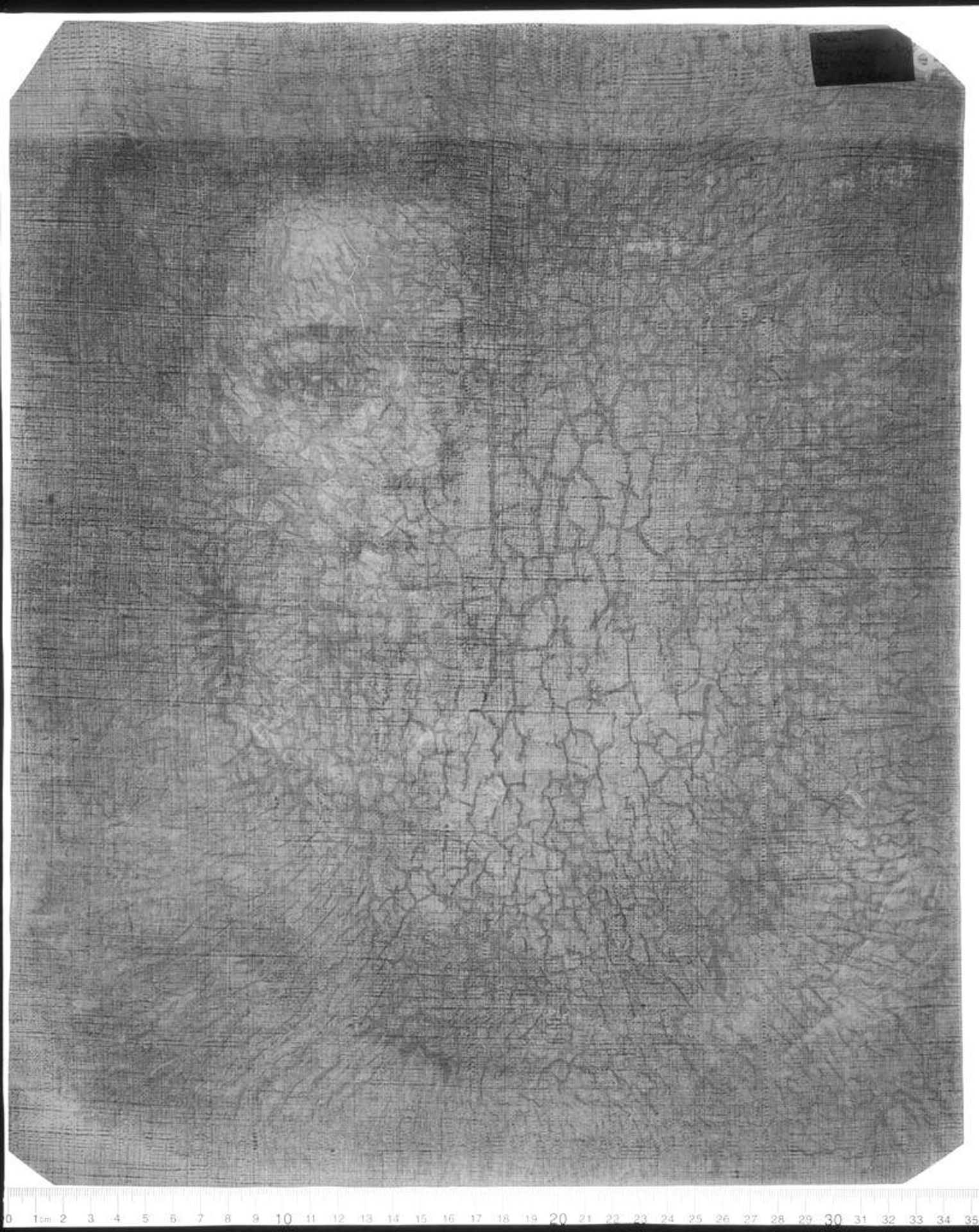 X-radiograph(s) of "Gov. Bowdoin as a Boy" by Artist of original: Attributed to John Smibert