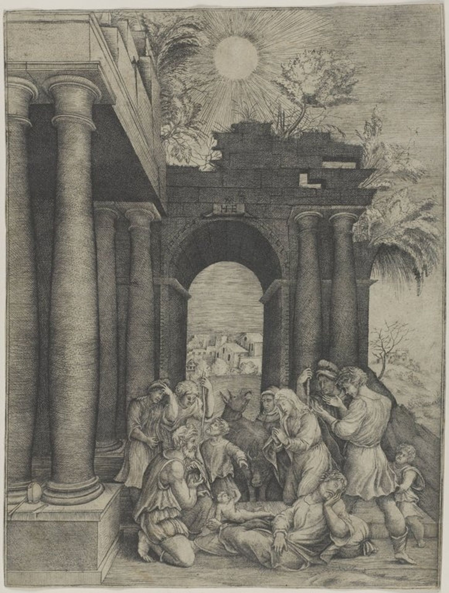 The Adoration of the Shepherds by Domenico Beccafumi