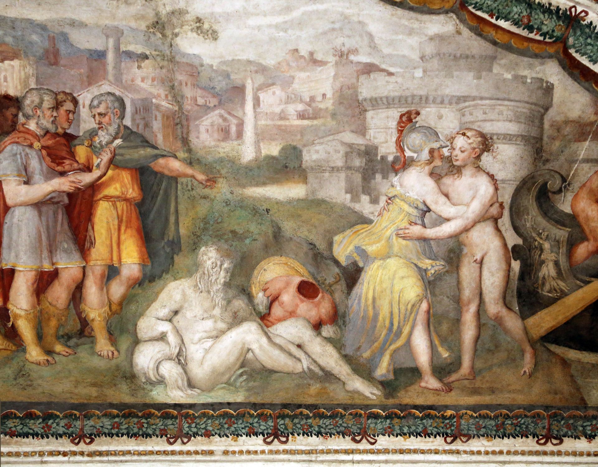 Stanza Di Apollo by Francesco de' Rossi (Francesco Salviati), "Cecchino"