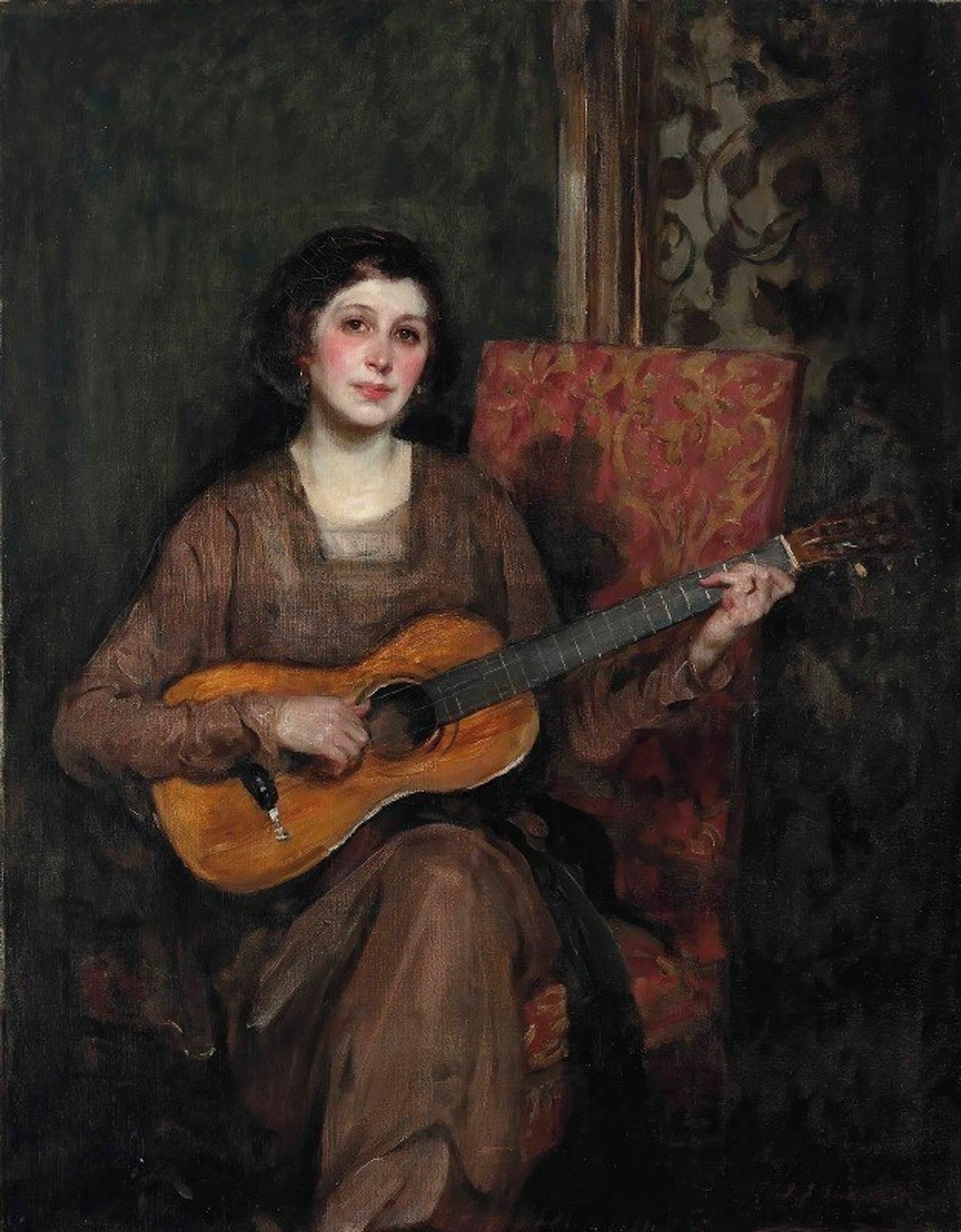 Portrait of Florence Shannon, the artist’s wife by James Jebusa Shannon