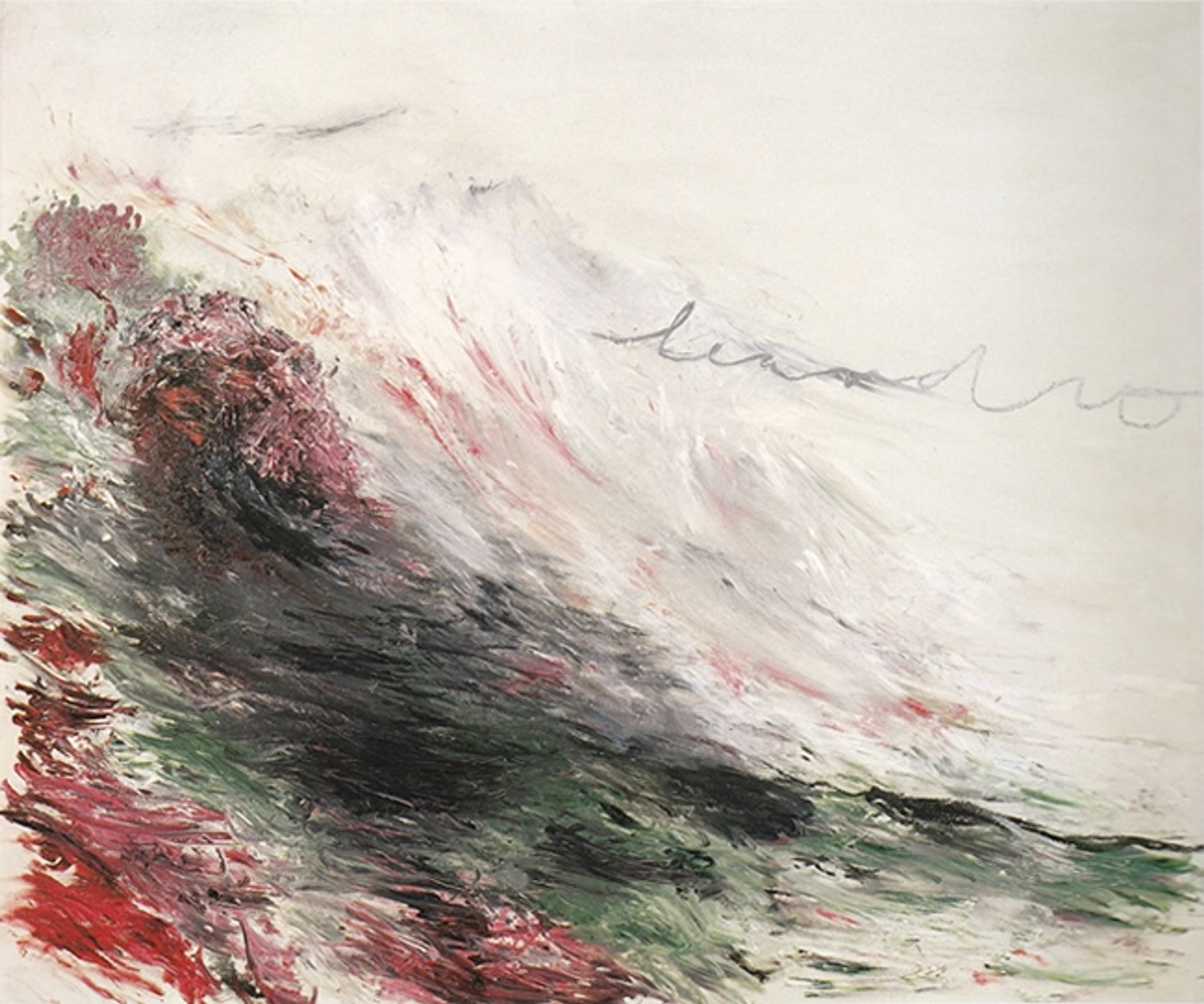 Hero and Leandro (A Painting in Four Parts) Part I by Cy Twombly