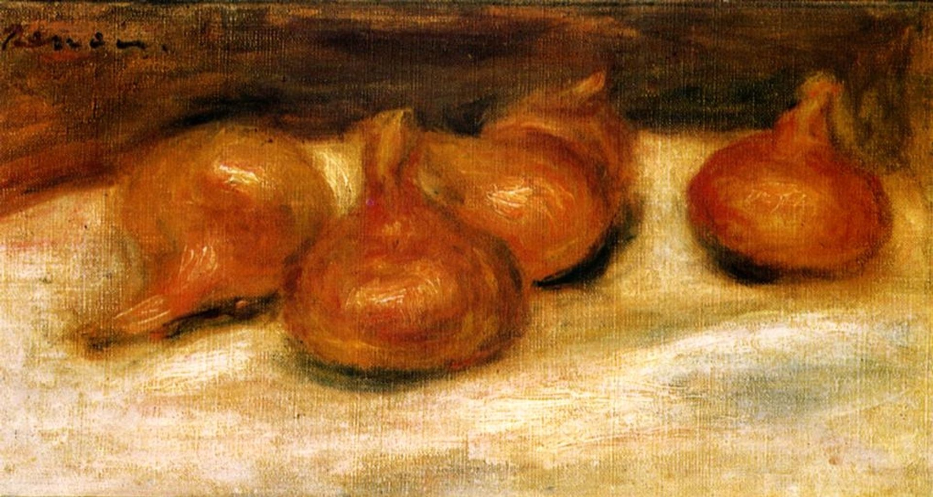 Still Life with Onions by Pierre-Auguste Renoir