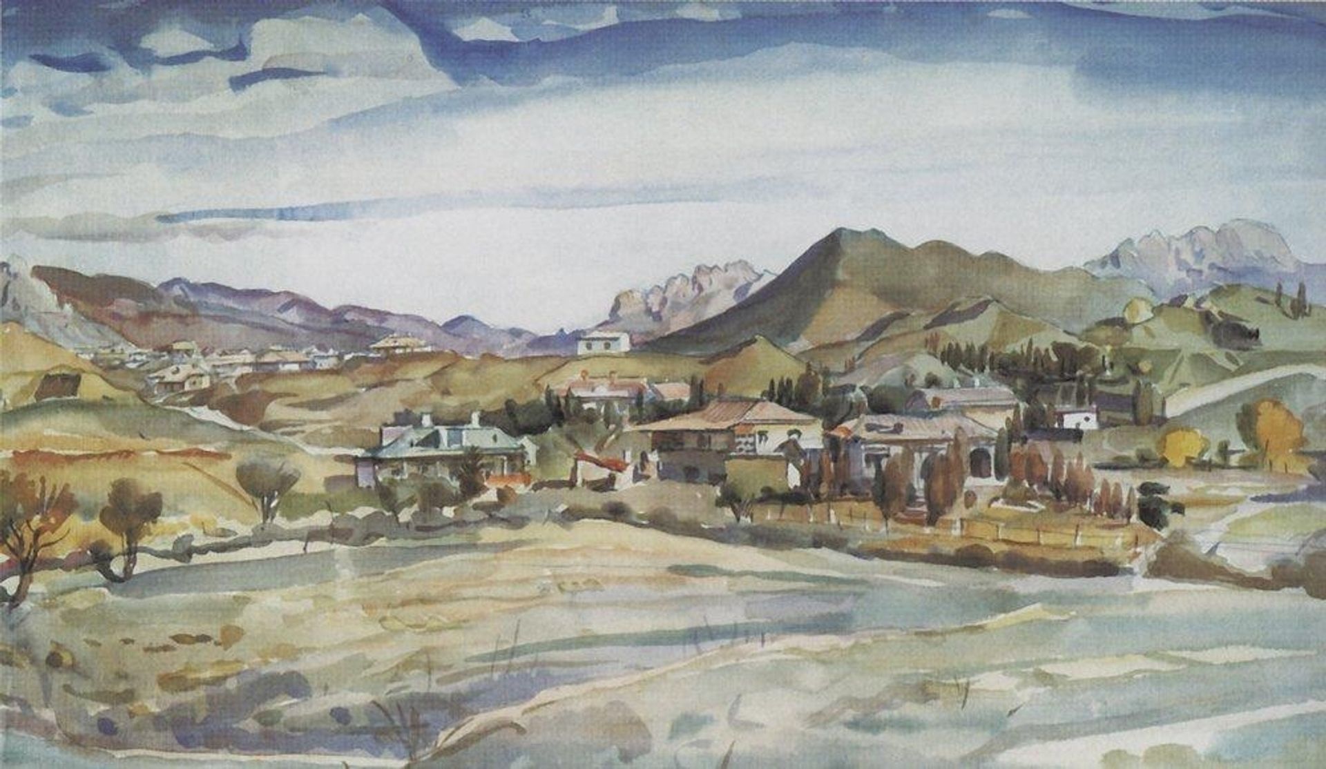 The Crimean landscape by Konstantin Bogaevsky
