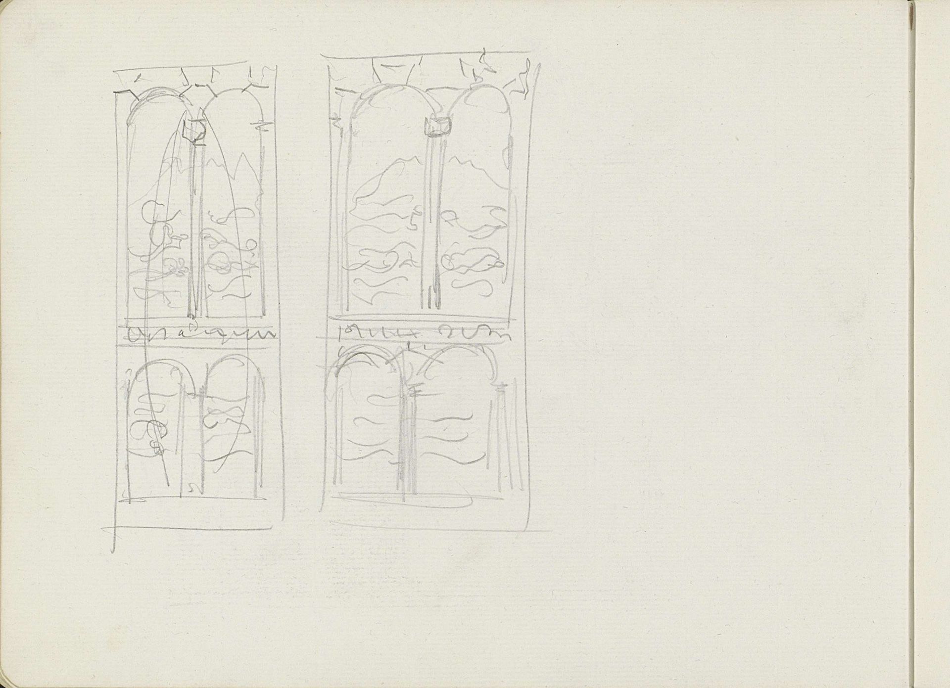 Ontwerpen voor wanddecoratie by Carel Adolph Lion Cachet